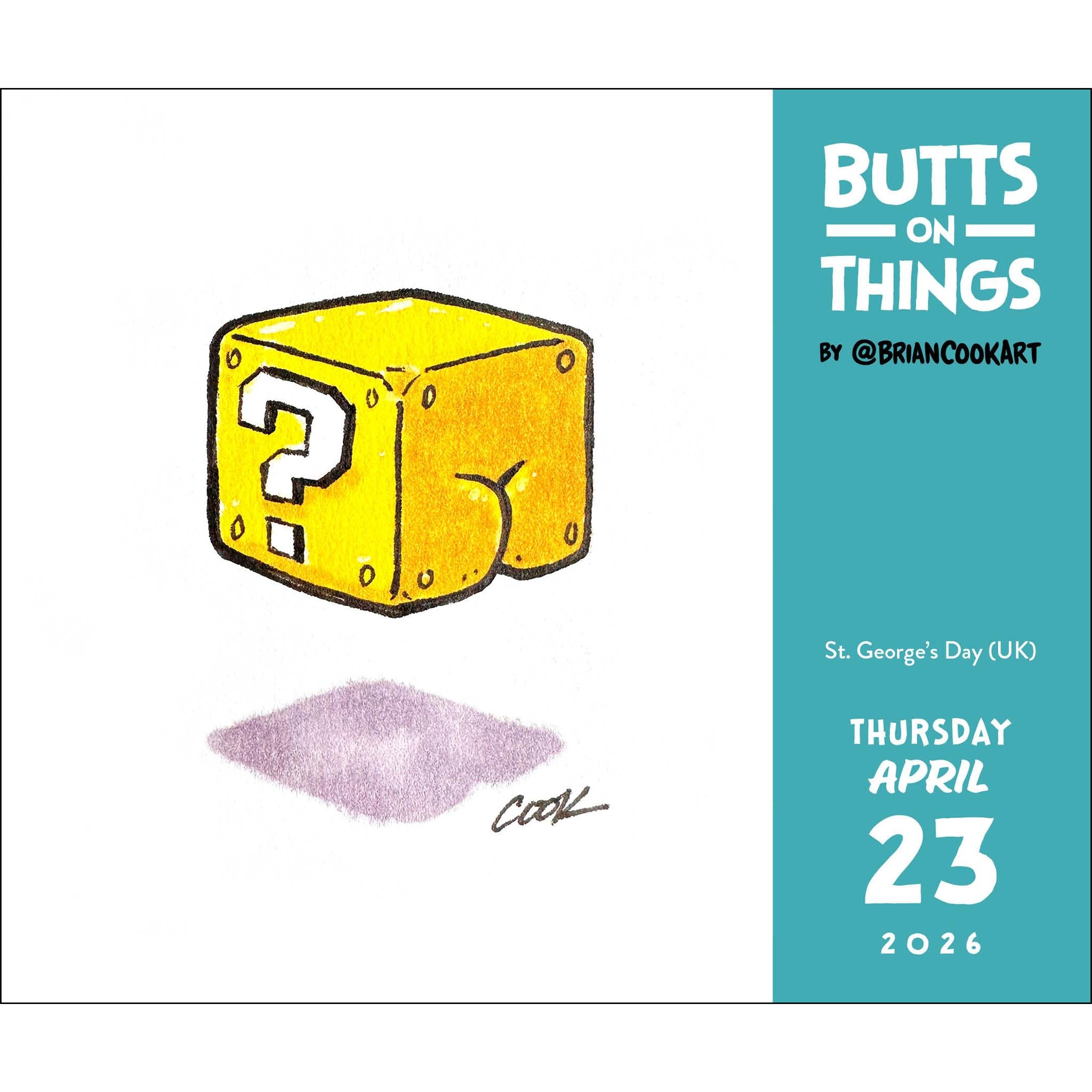 Butts On Things 2026 Box Calendar