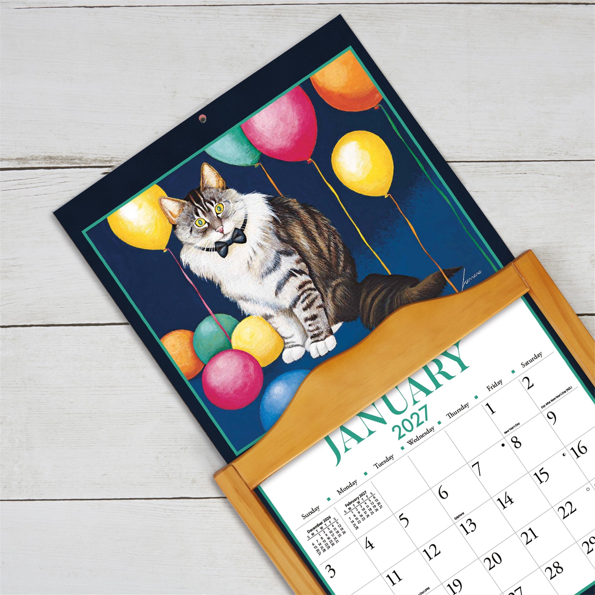American Cat Special Edition with Print 2027 Wall Calendar