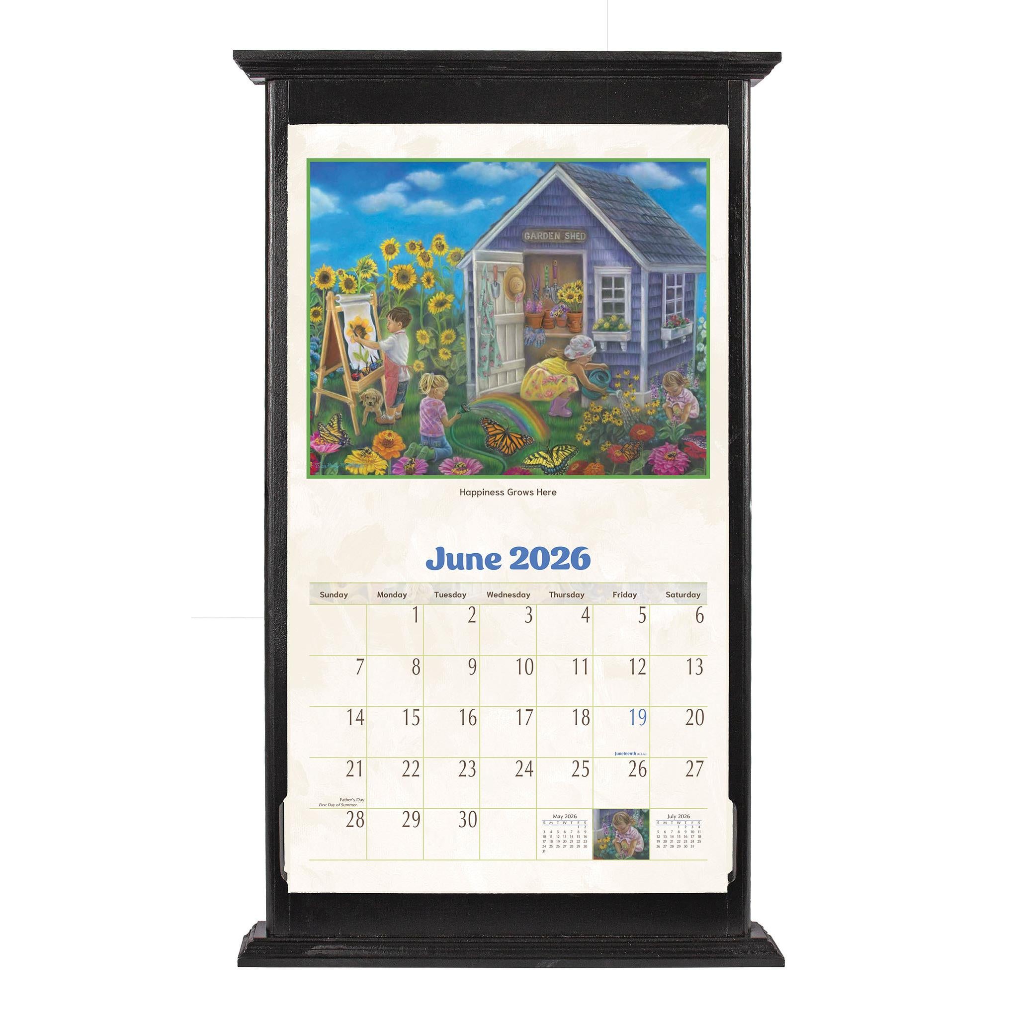 Calendrier mural Jeune de cœur 2026 - Disponible uniquement en ligne