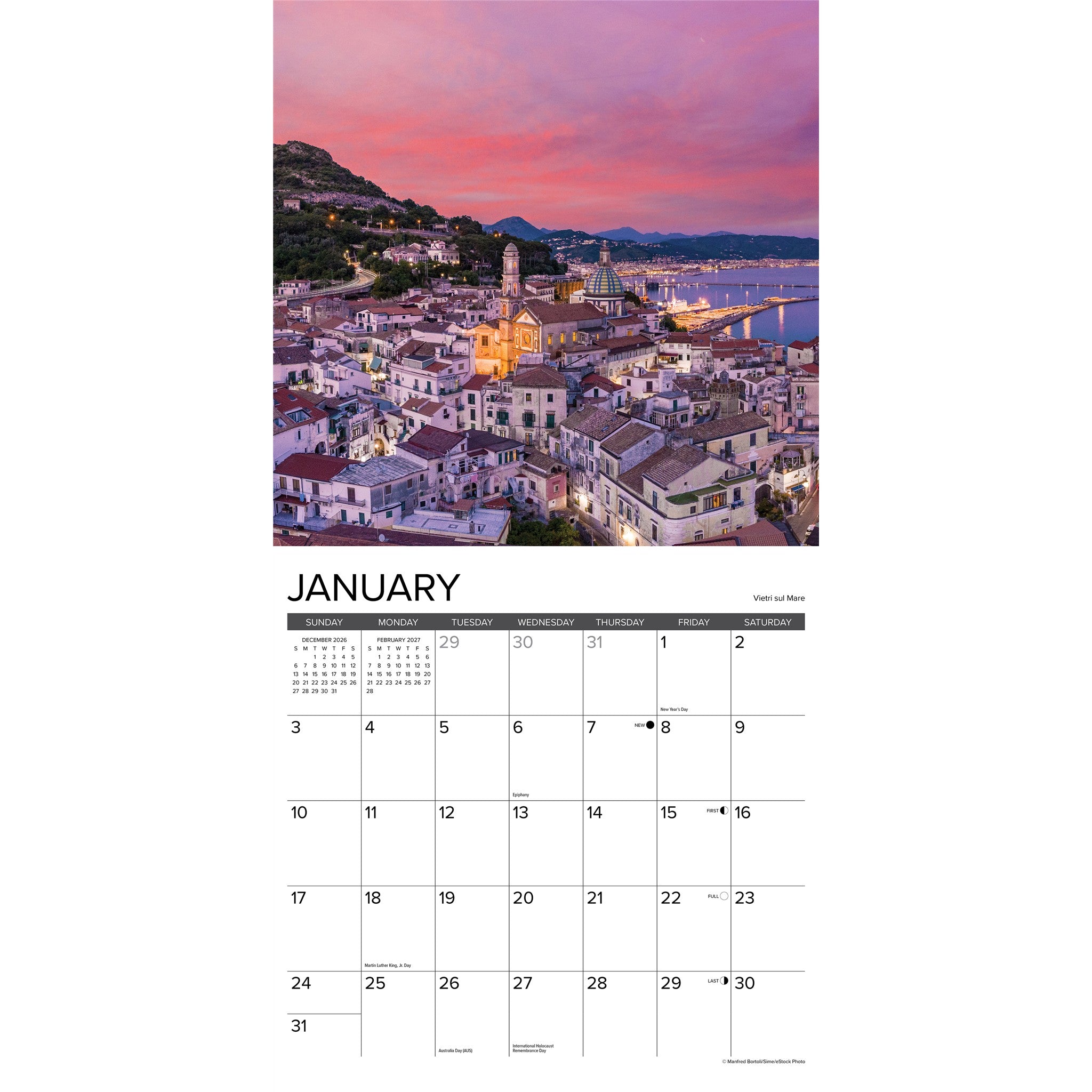 Amalfi Coast 2027 Wall Calendar