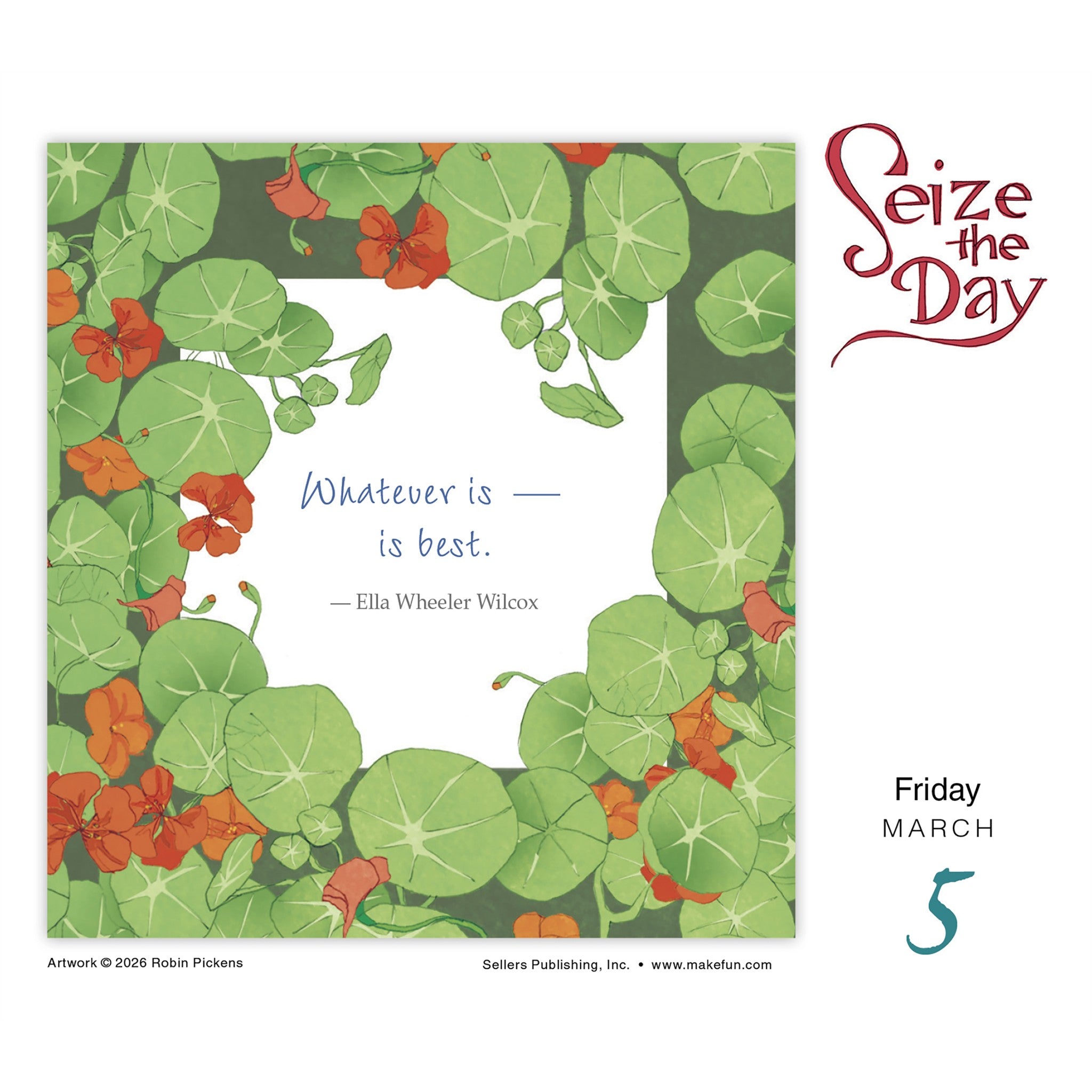 Seize the Day and Make it Yours 2027 Box Calendar
