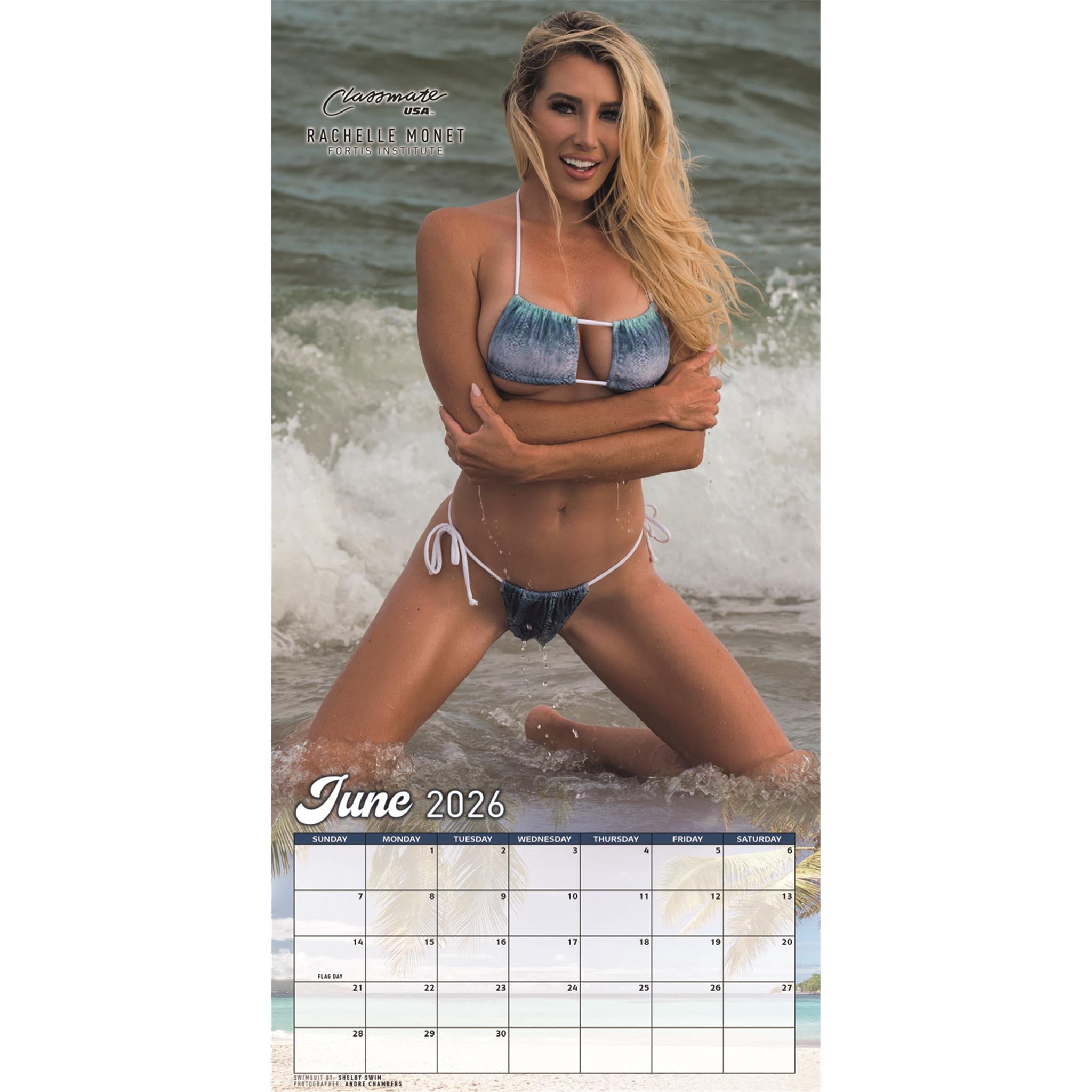 Calendrier mural des vacances de printemps 2026 de Classmate USA