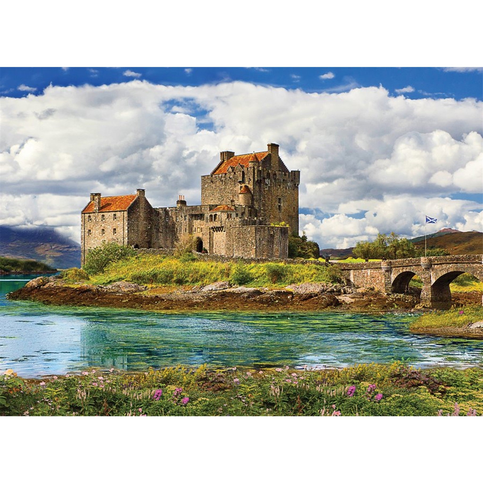 Puzzle exclusif de 1000 pièces du château d'Eilean Donan en Écosse