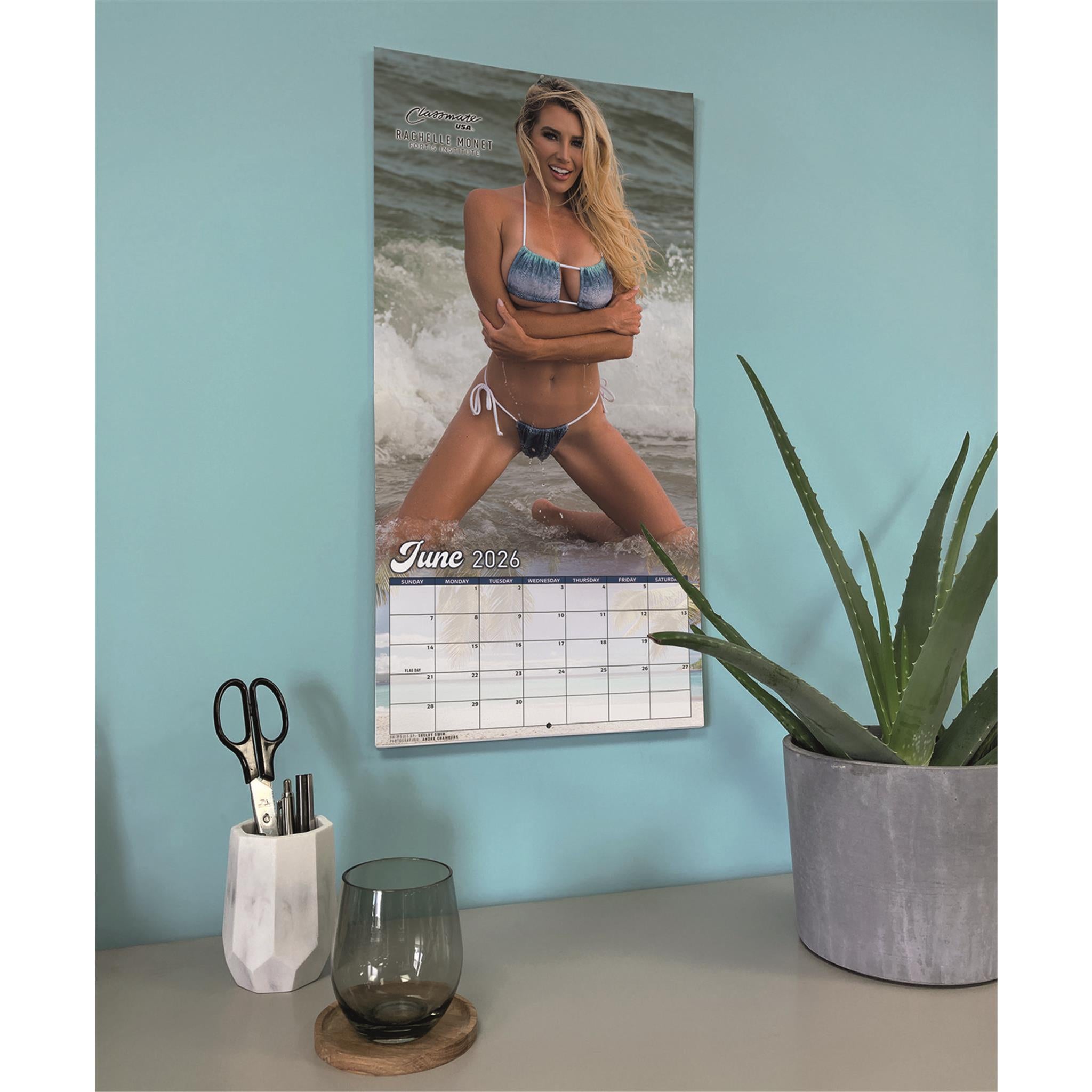 Calendrier mural des vacances de printemps 2026 de Classmate USA