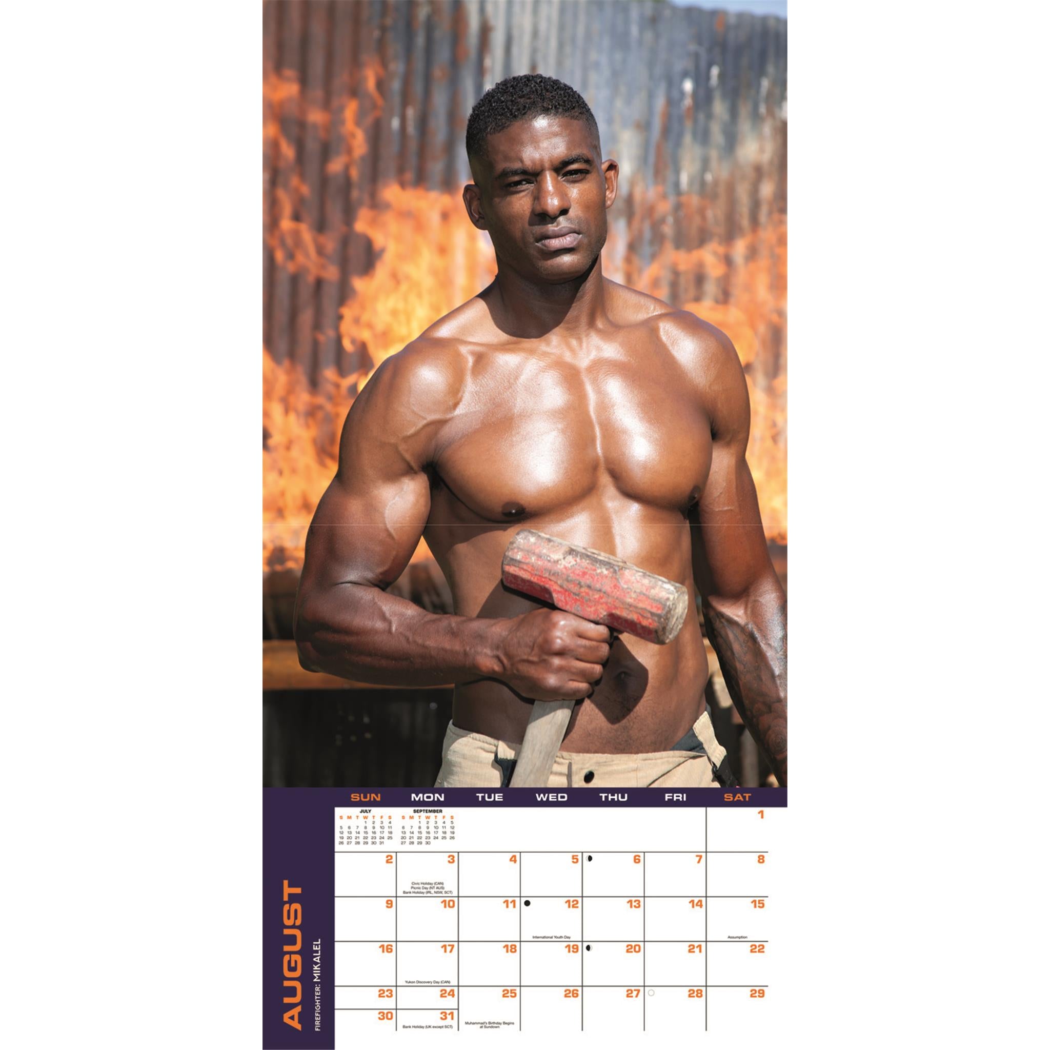 Firefighters 2026 Wall Calendar