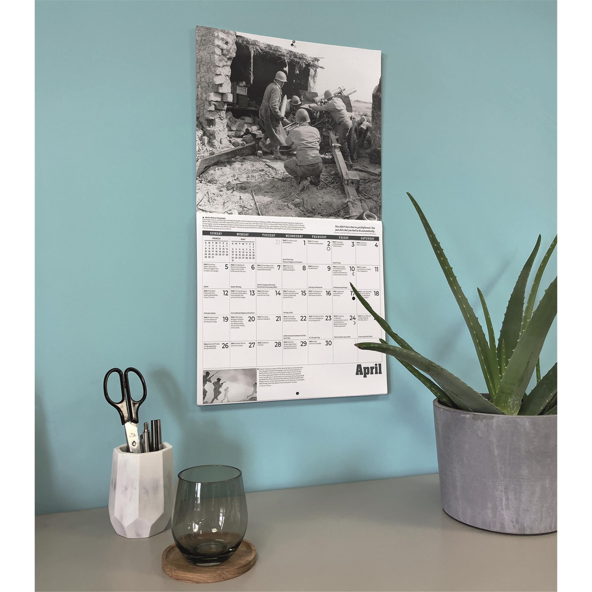 World War II 2026 Wall Calendar