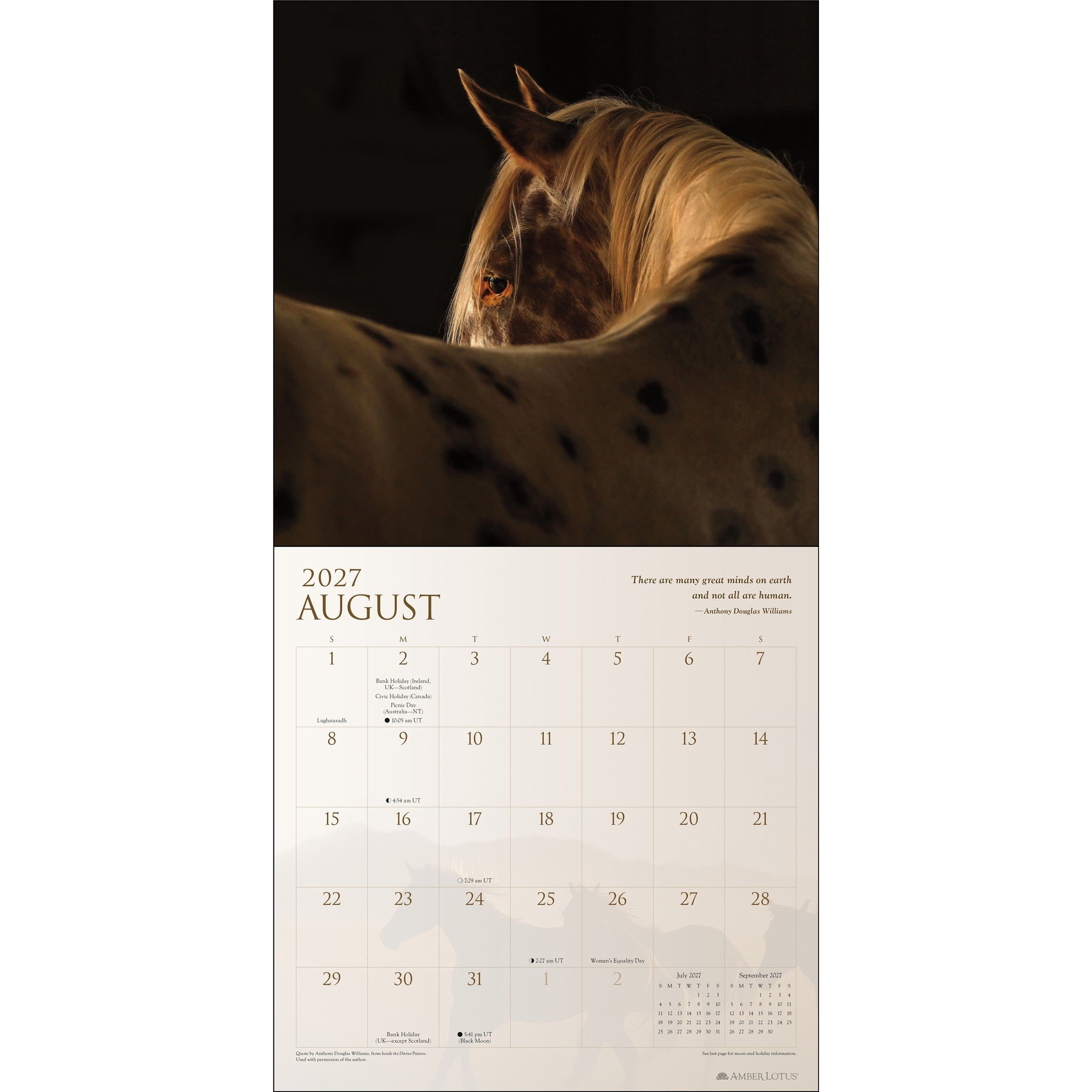 Spirit Horses 2027 Wall Calendar