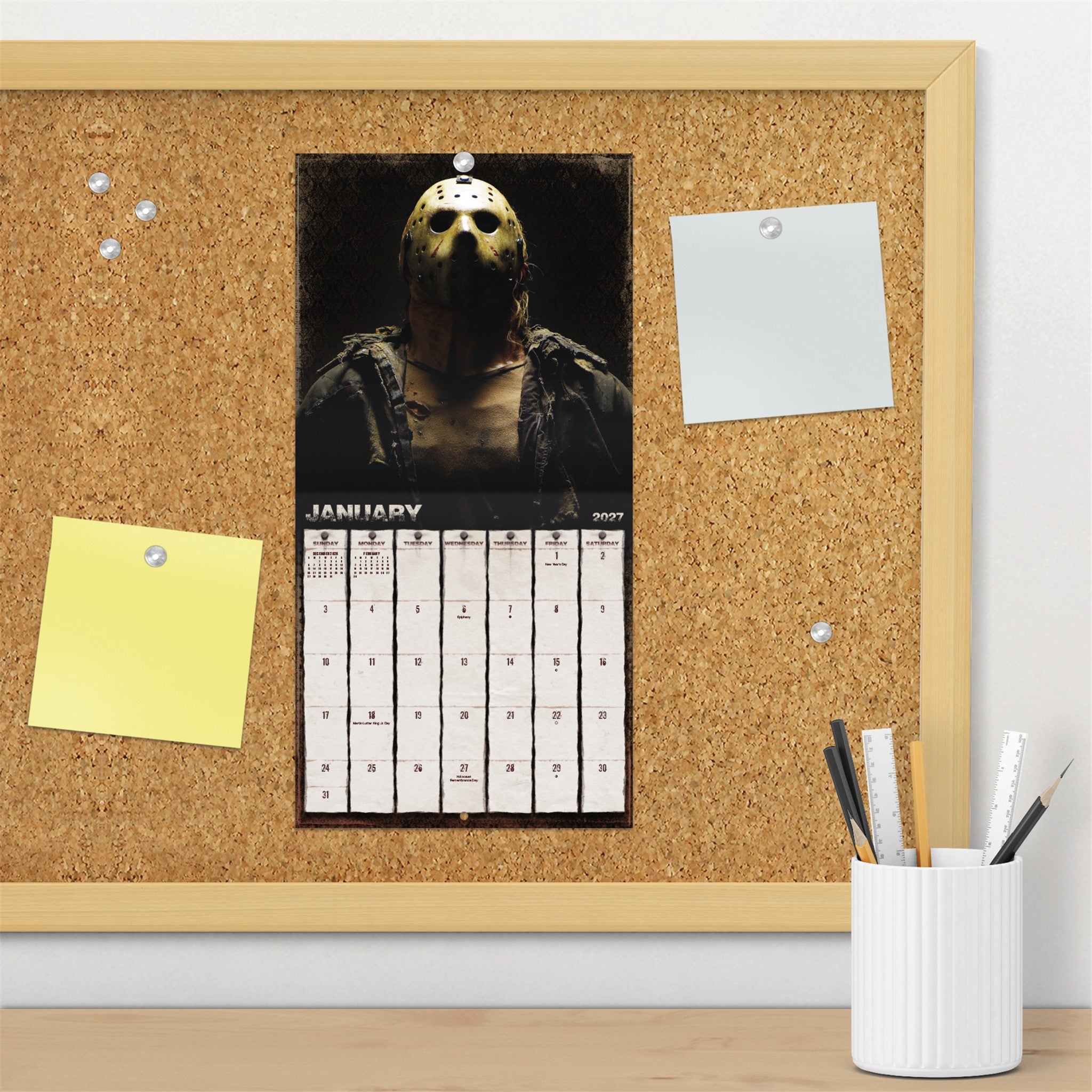 Mini calendrier Collection Horreur 2027