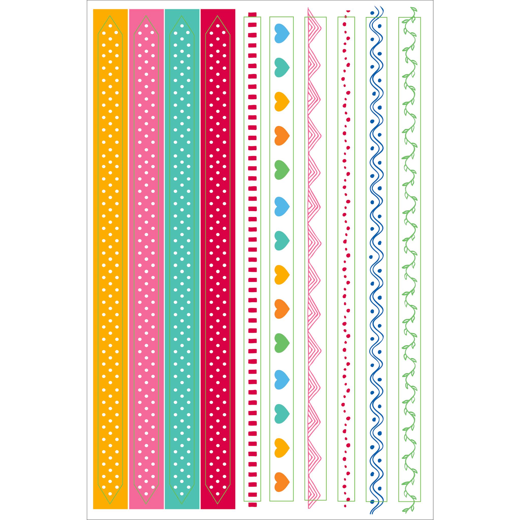 Bordures, cadres, autocollants pour agenda