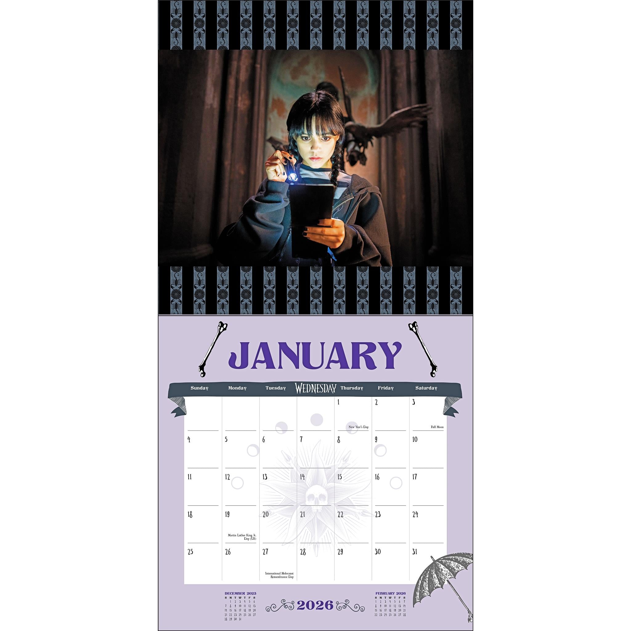 Wednesday Wall  2026 Calendar