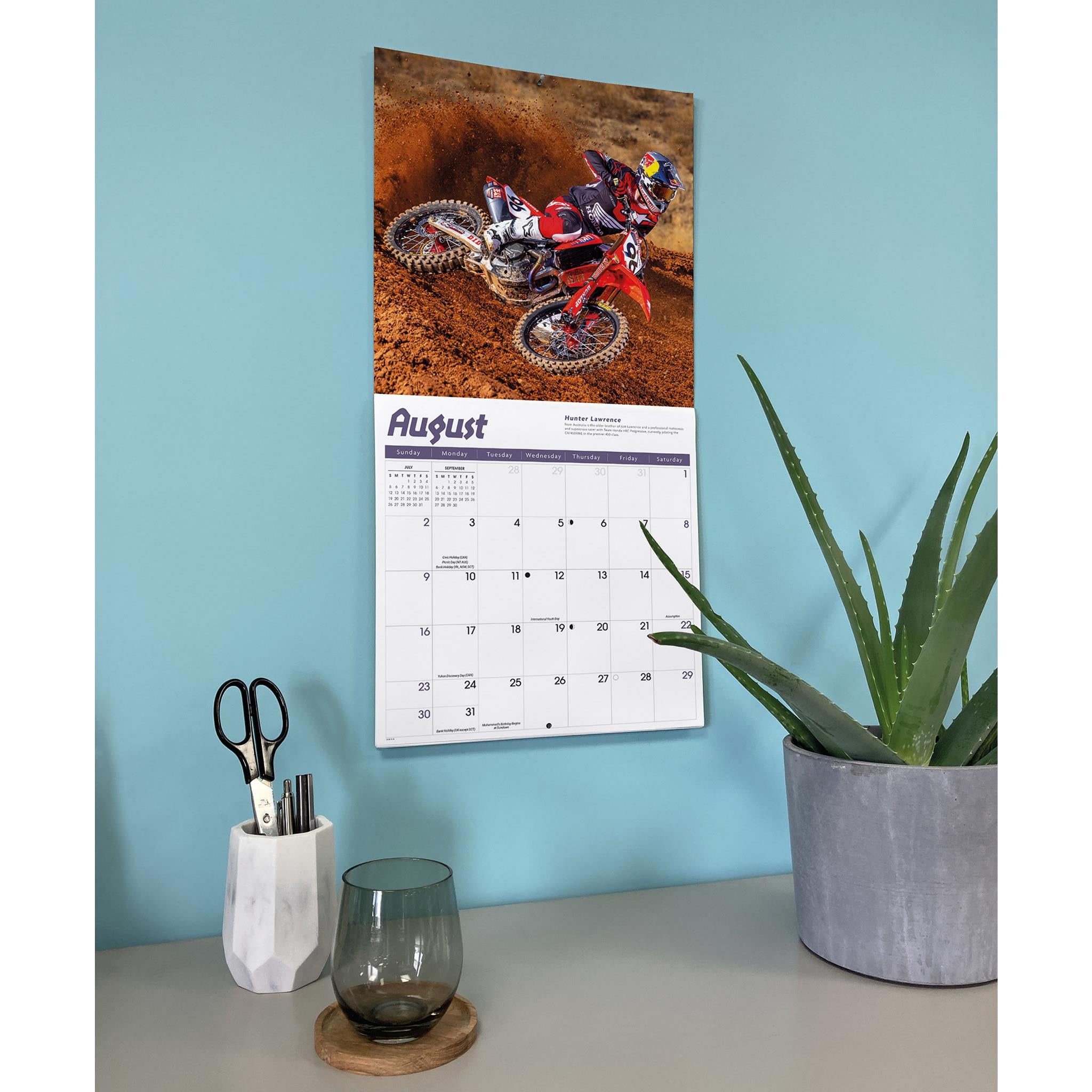 Calendrier mural Motocross 2026