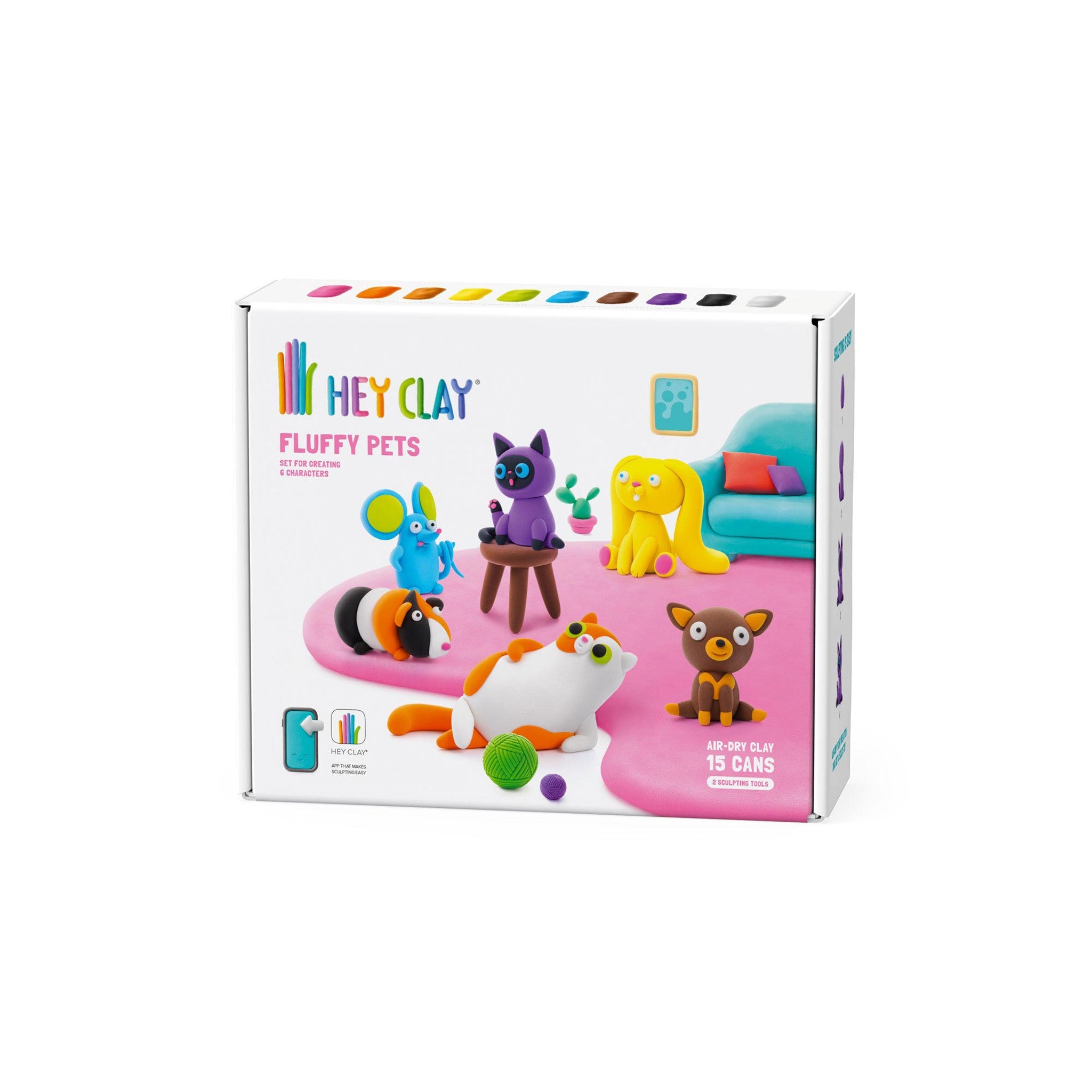 Fluffy Pets Hey Clay (15 Cans)