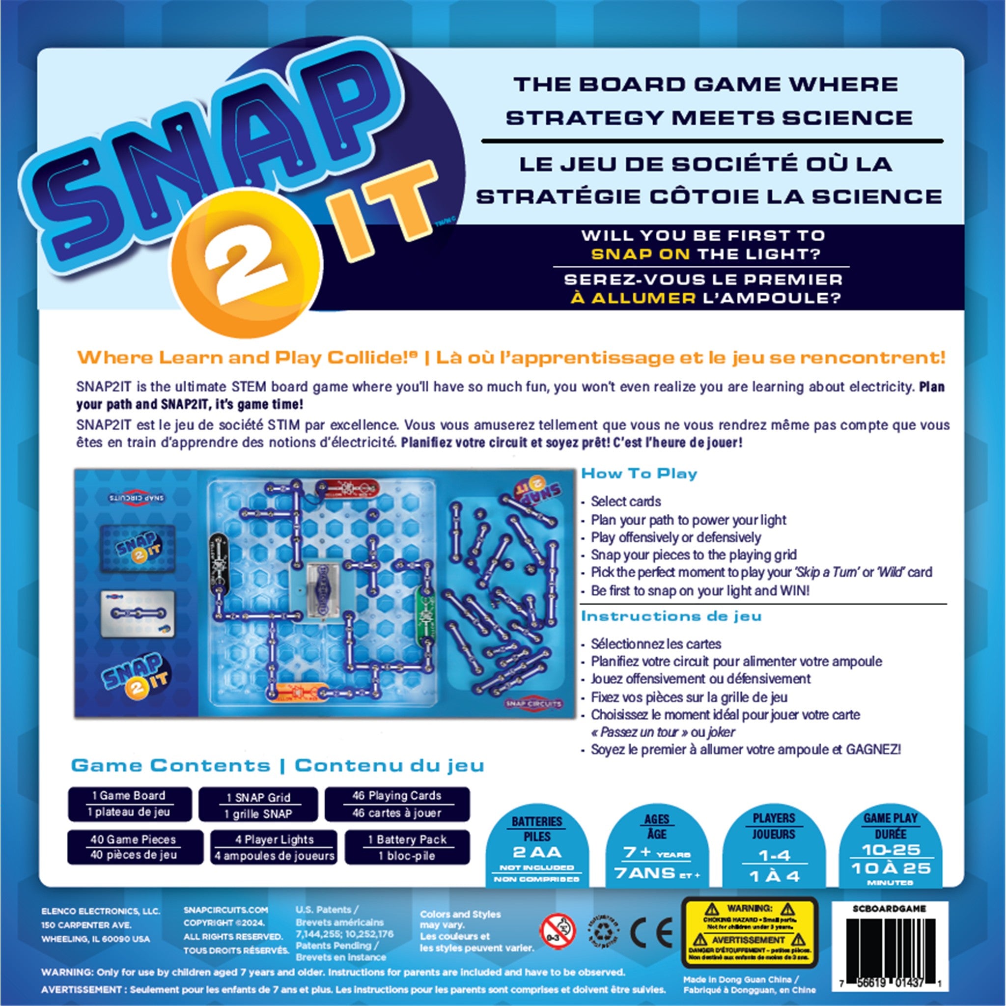 Snap-2-It Snap Circuits Board Game