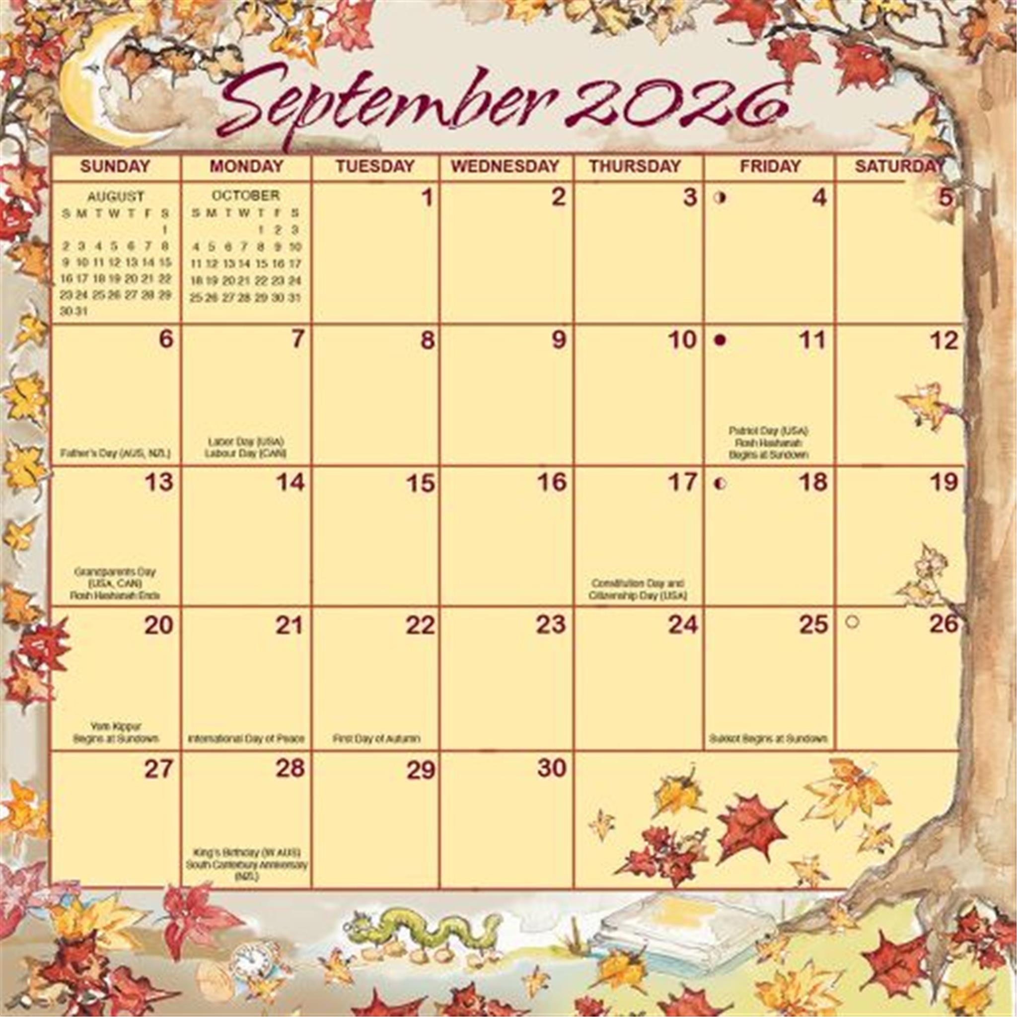 Joyful Seasons Magic Grip 2025-2026 Exclusive Mini Calendar