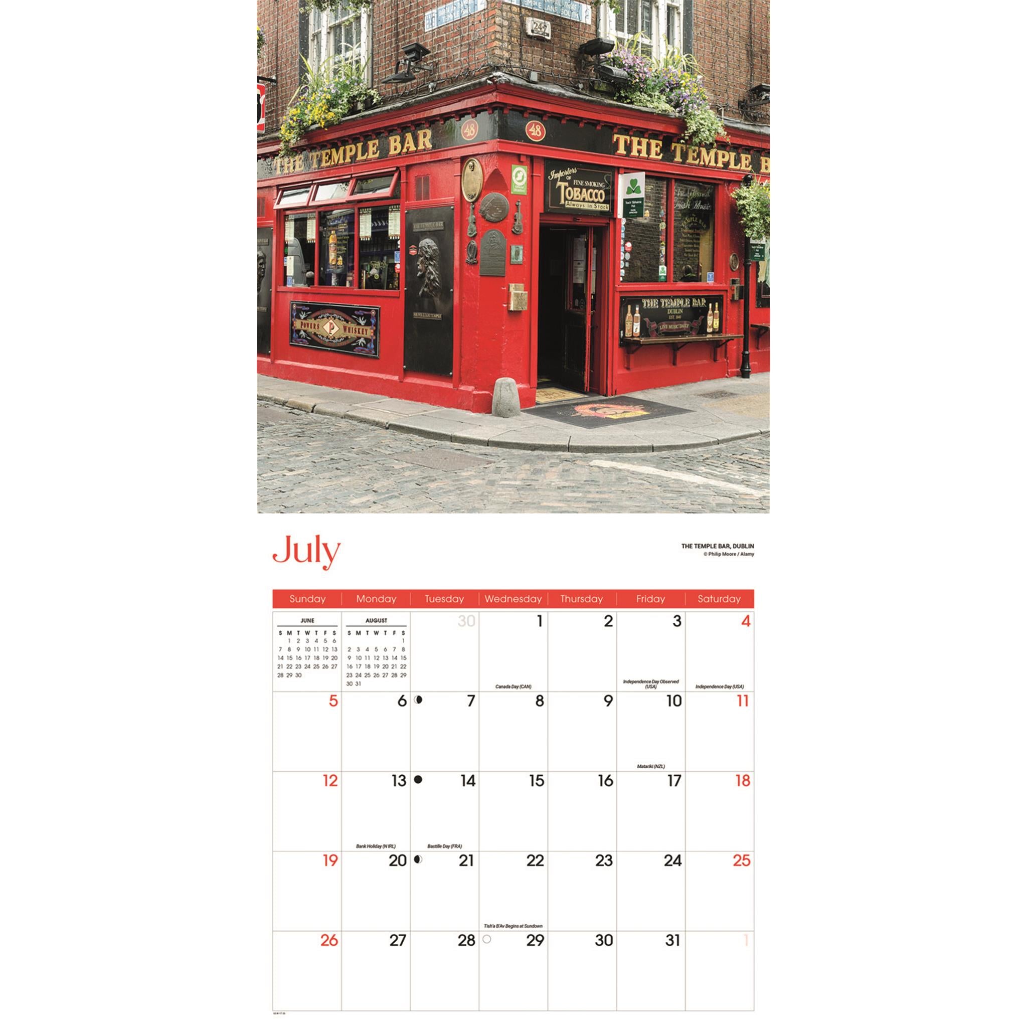 Calendrier mural Irlande 2026