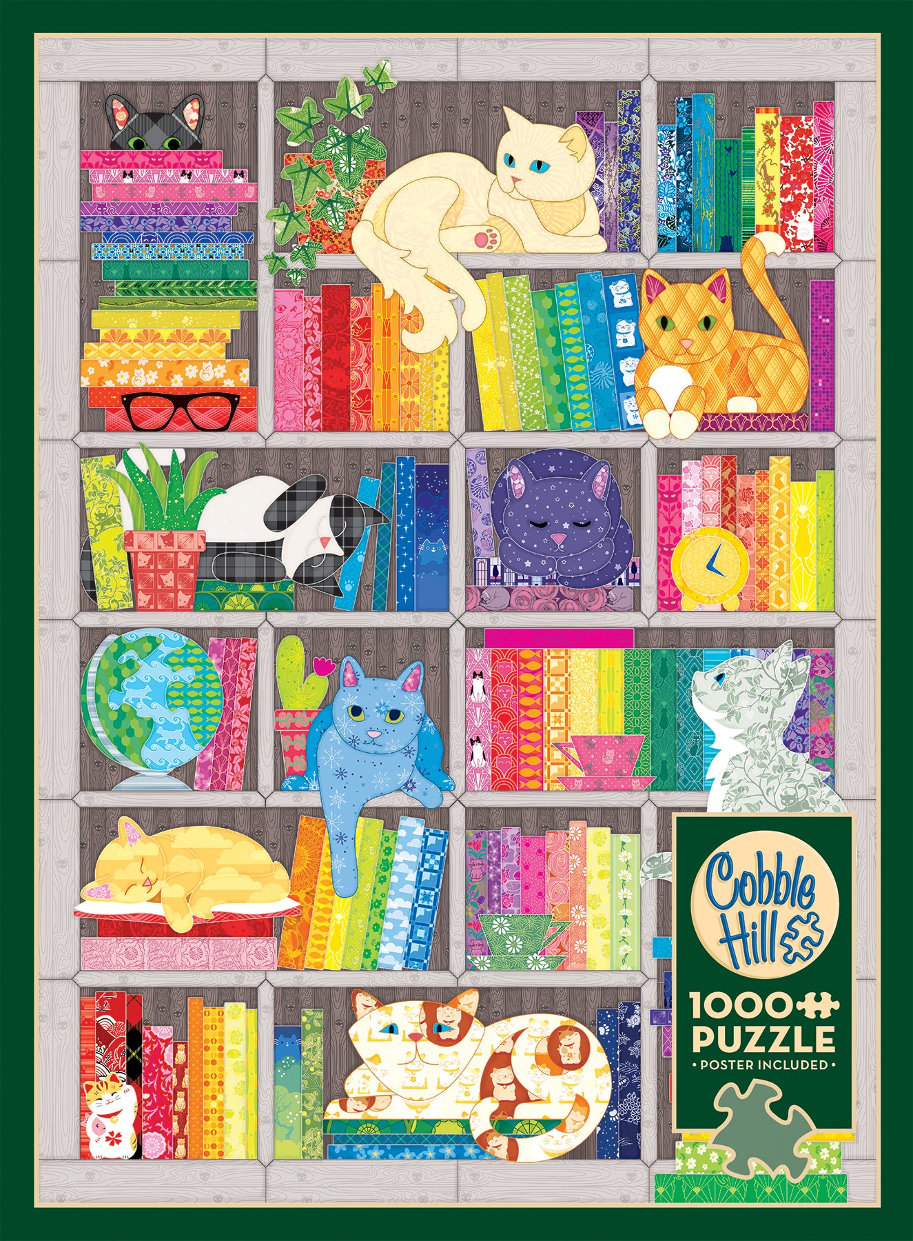 Puzzle de 1000 pièces « Chat arc-en-ciel »