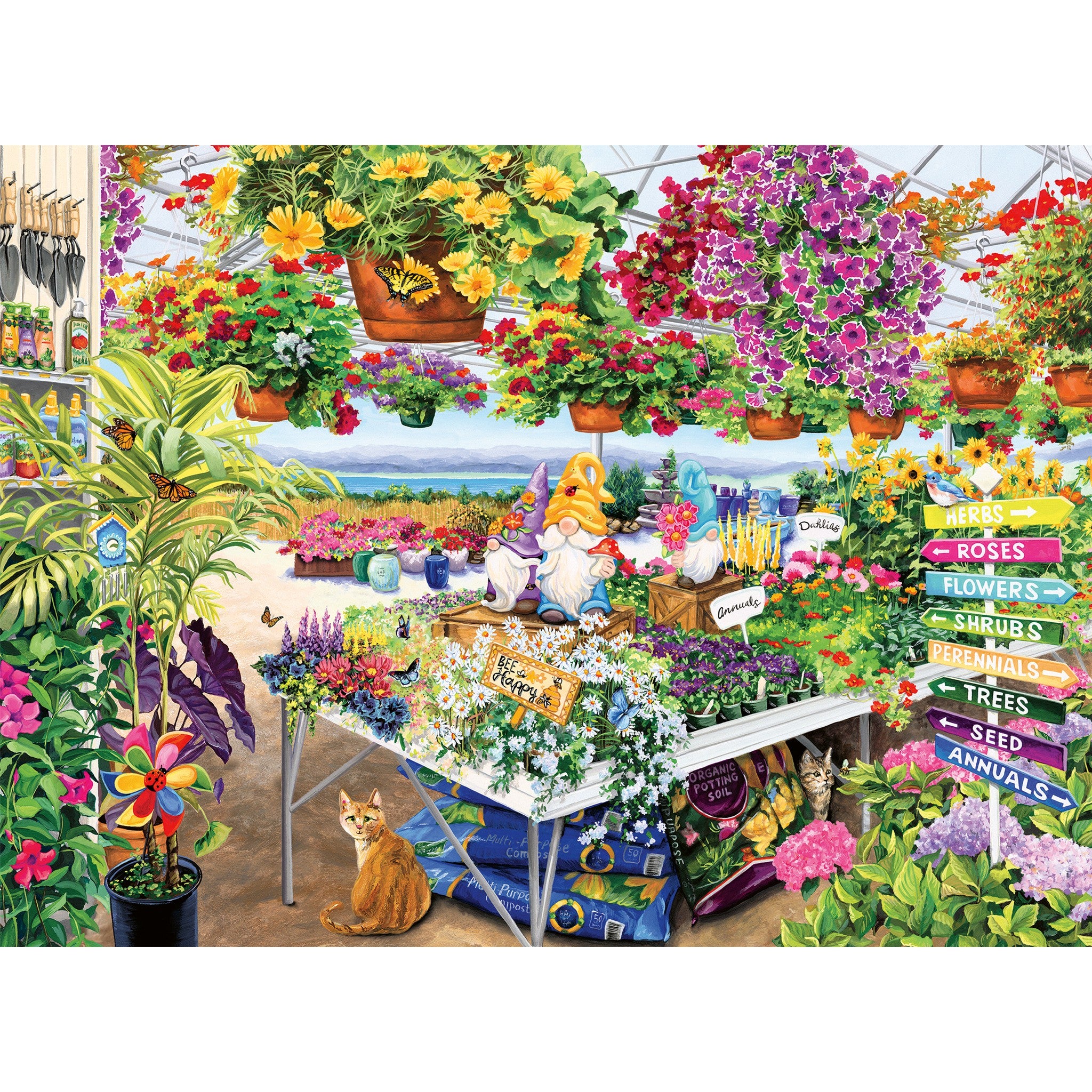 Glorious Garden Center 500 Piece Puzzle