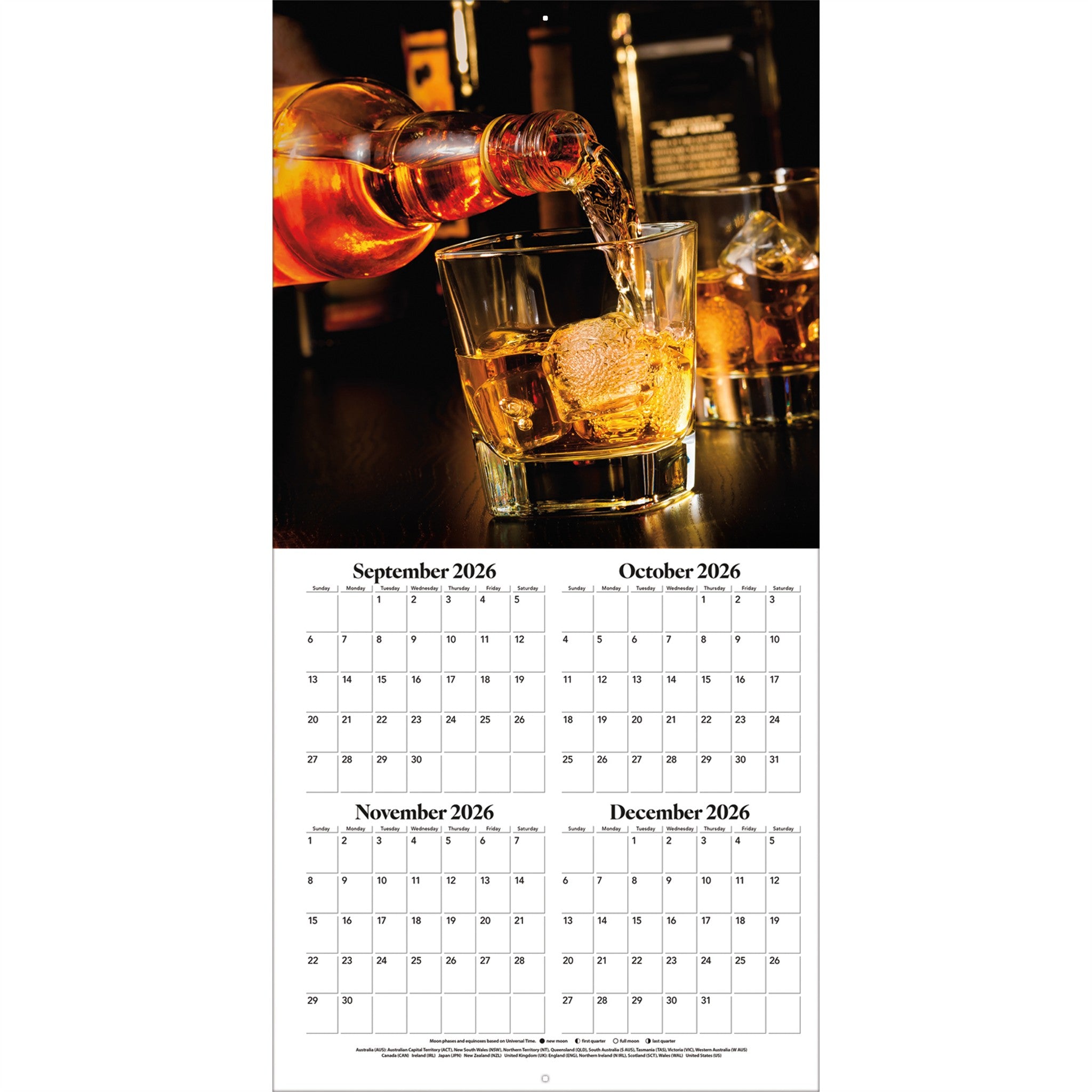 Whiskey 2027 Wall Calendar - Online Only