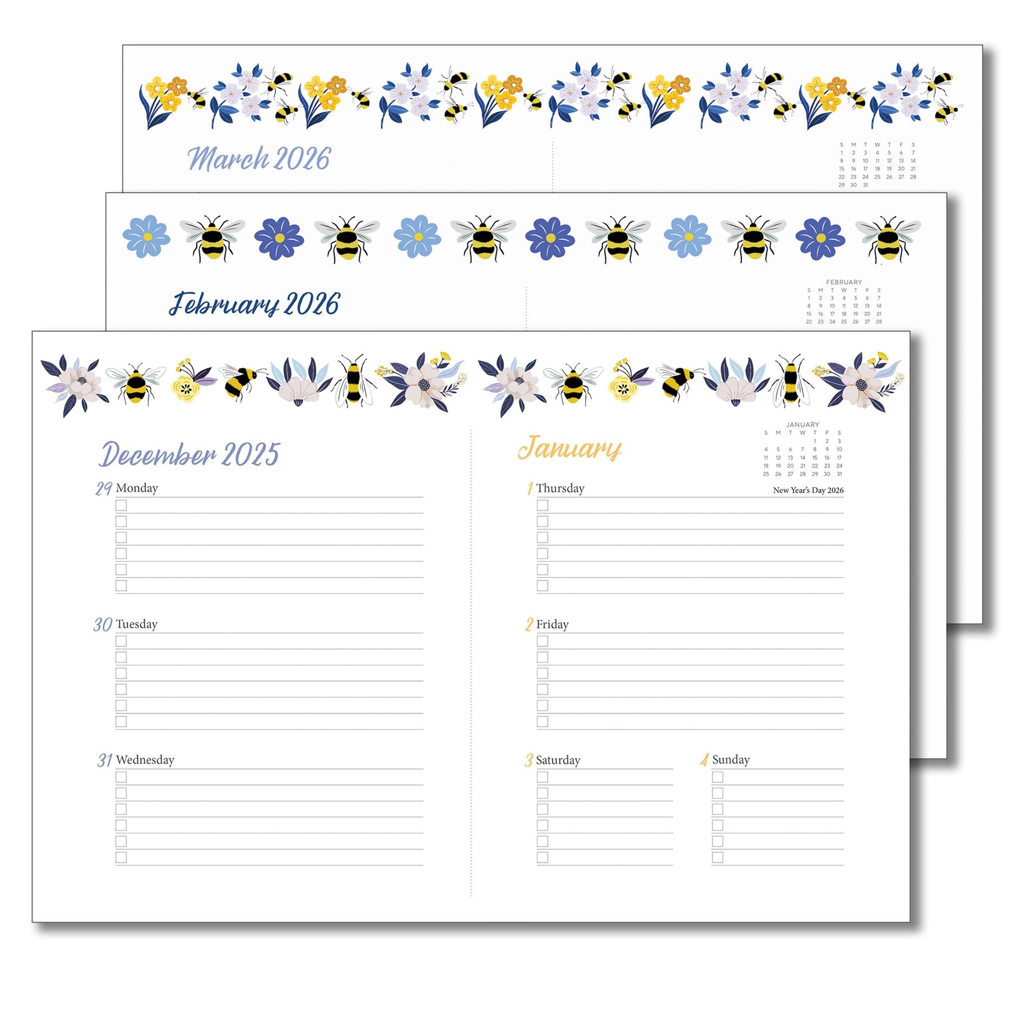 Calendrier hebdomadaire des engagements de Garden Bee 2025-2026