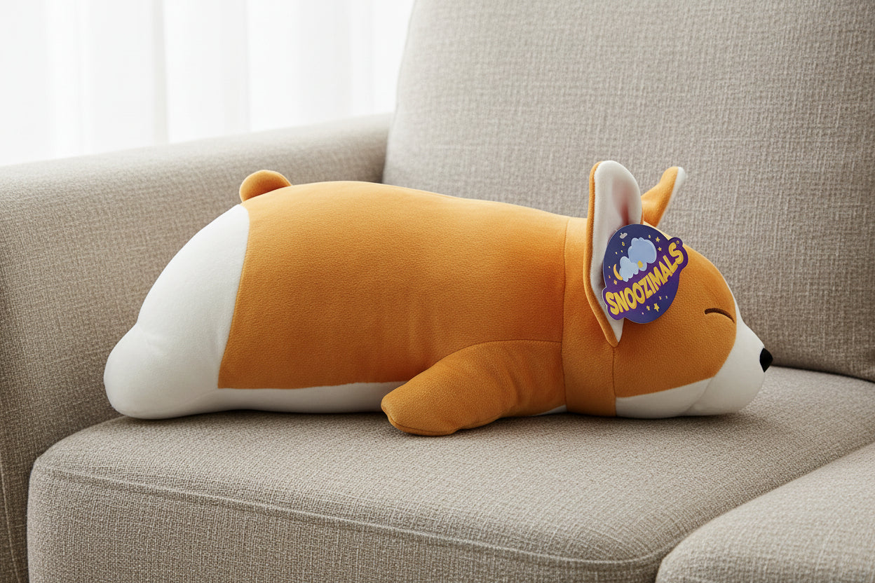 Peluche Corgi Snoozimals de 50 cm