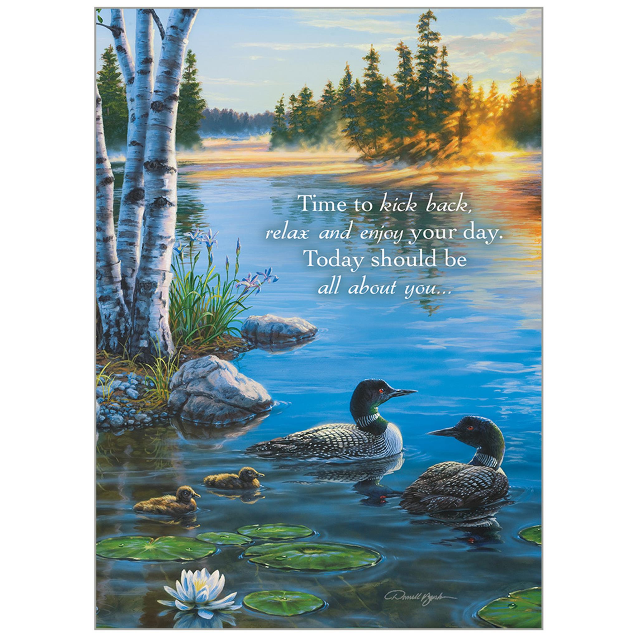 Cabin View 2026 Deluxe Special Edition Wall Calendar with Cards