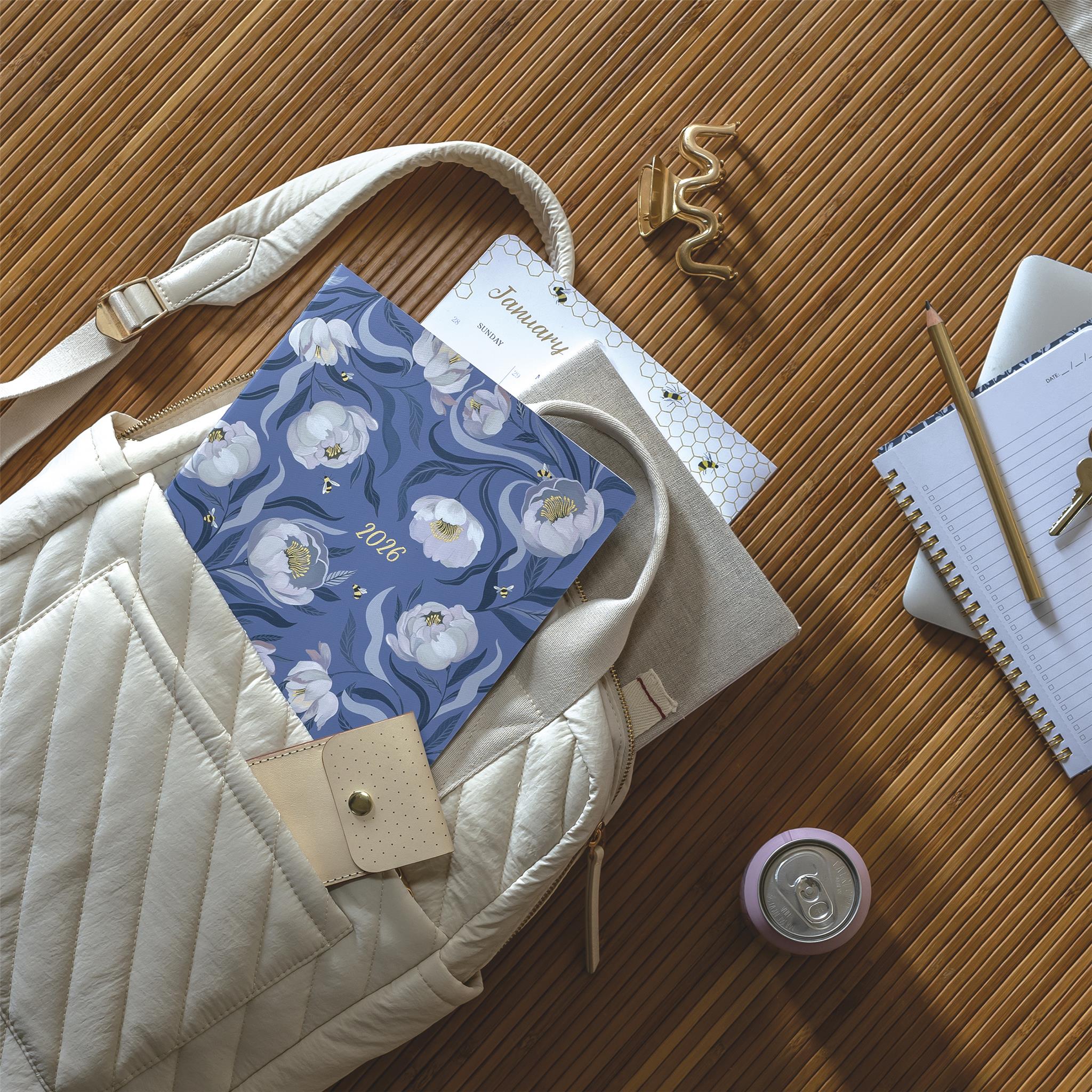 Garden Bee 2025-2026 Monthly Planner Calendar