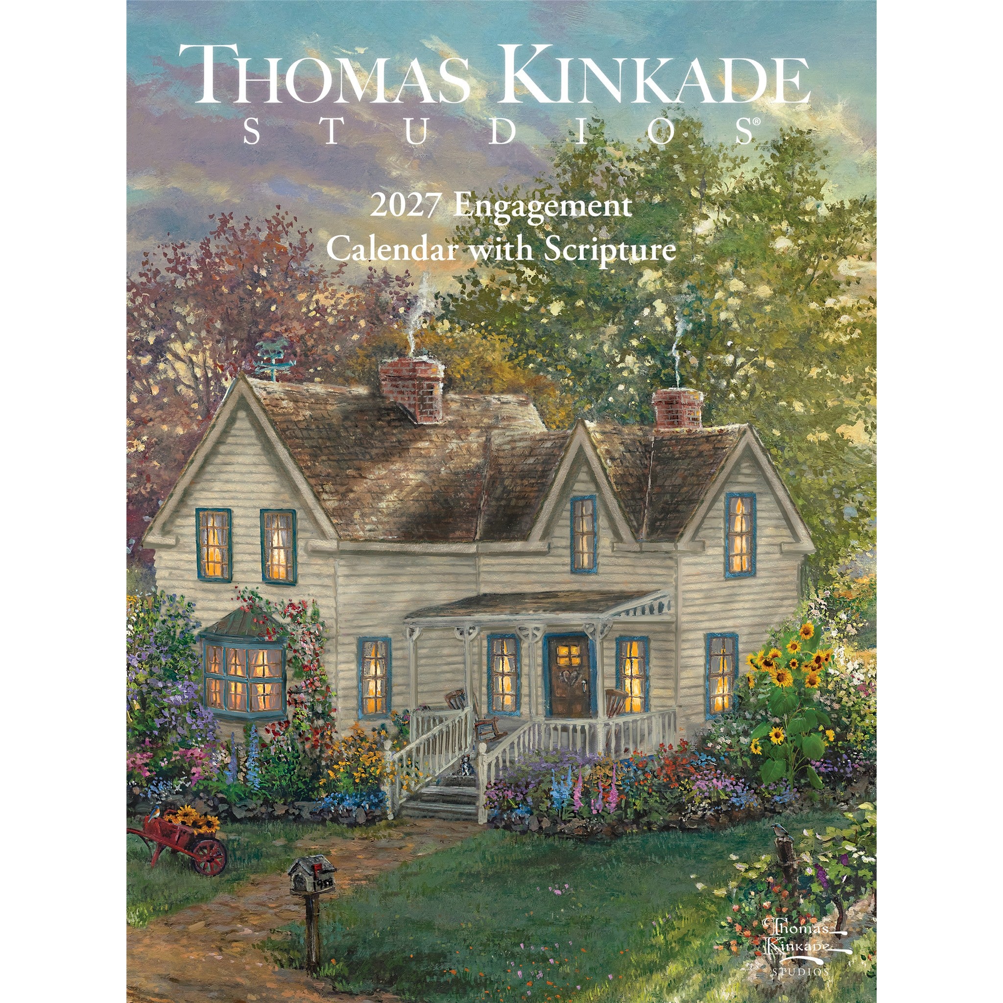Thomas Kinkade Studios with Scripture 2027 Engagement Calendar