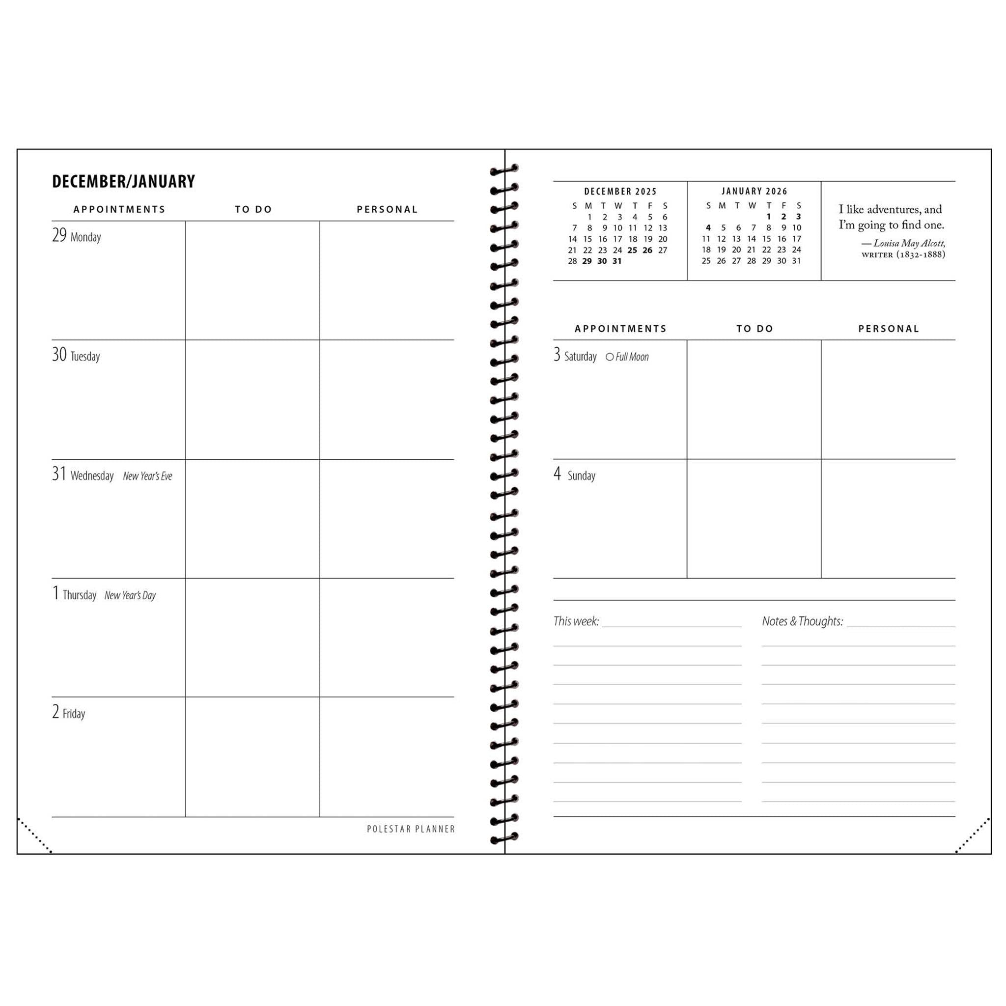Polestar Planner 2026 Engagement Calendar
