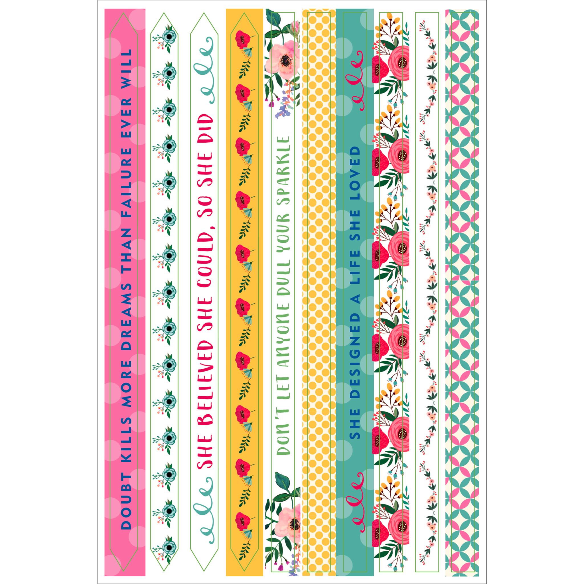 Bordures, cadres, autocollants pour agenda