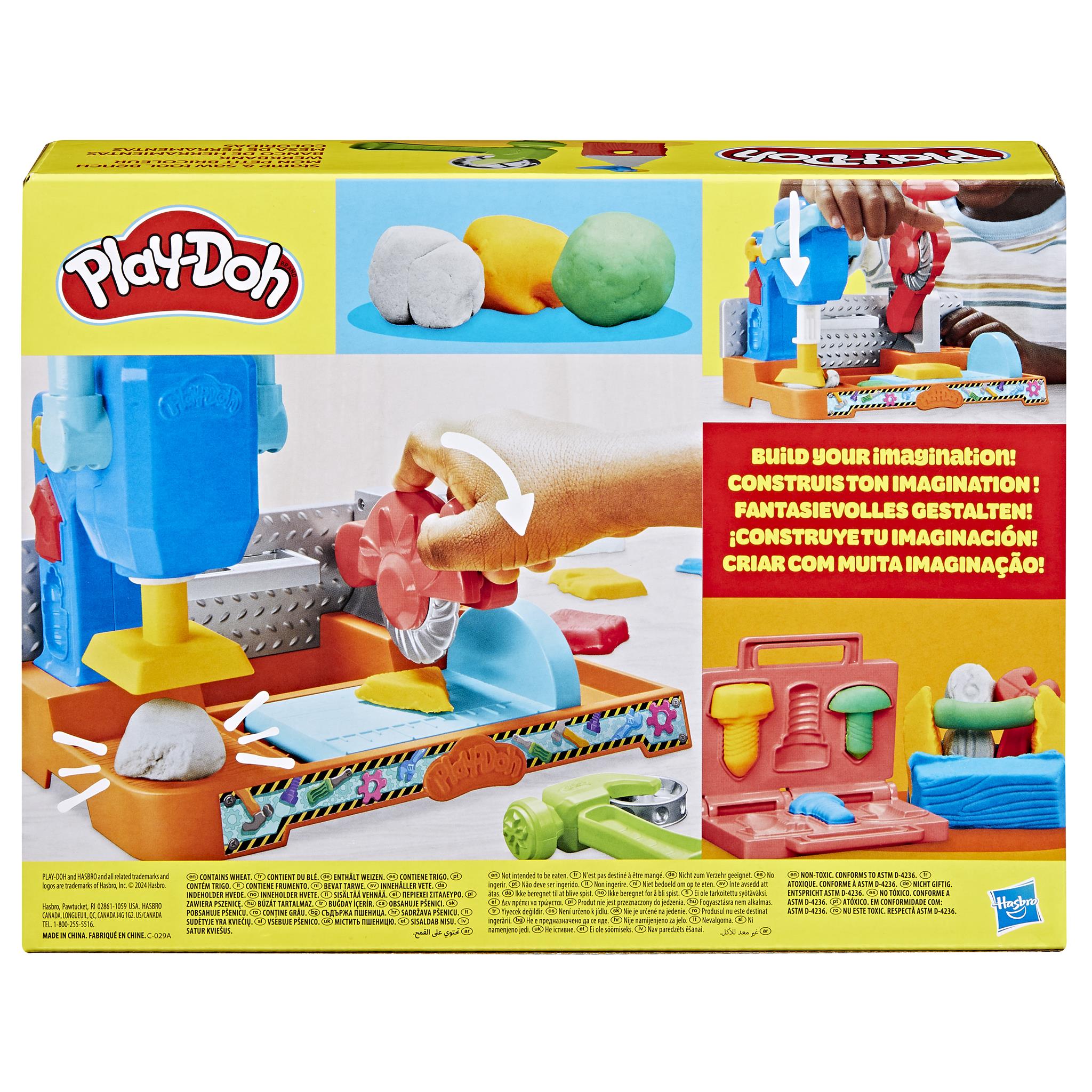 Établi Stamp N Saw, pâte à modeler Play-Doh