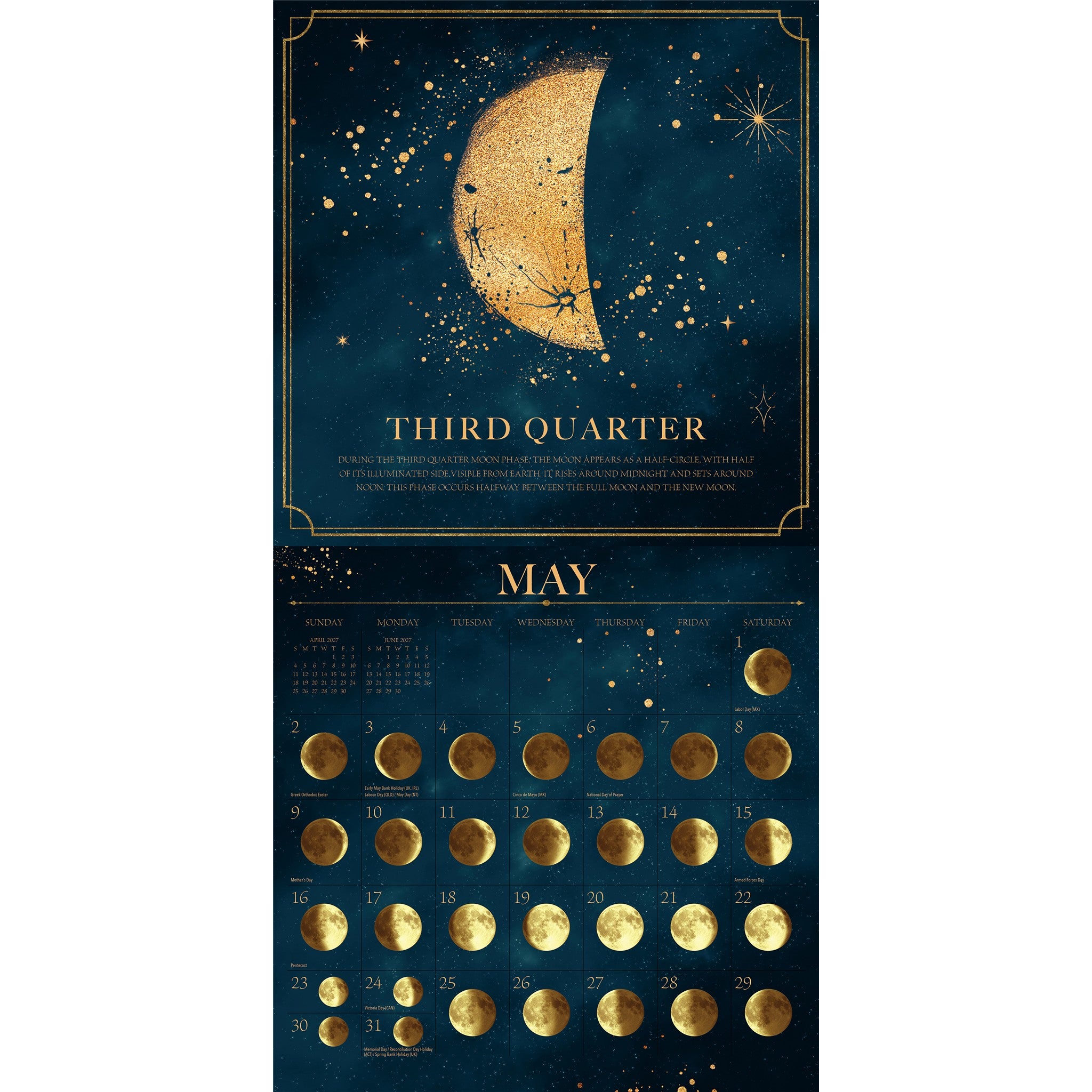 Moon Magic 2027 Wall Calendar - Online Only
