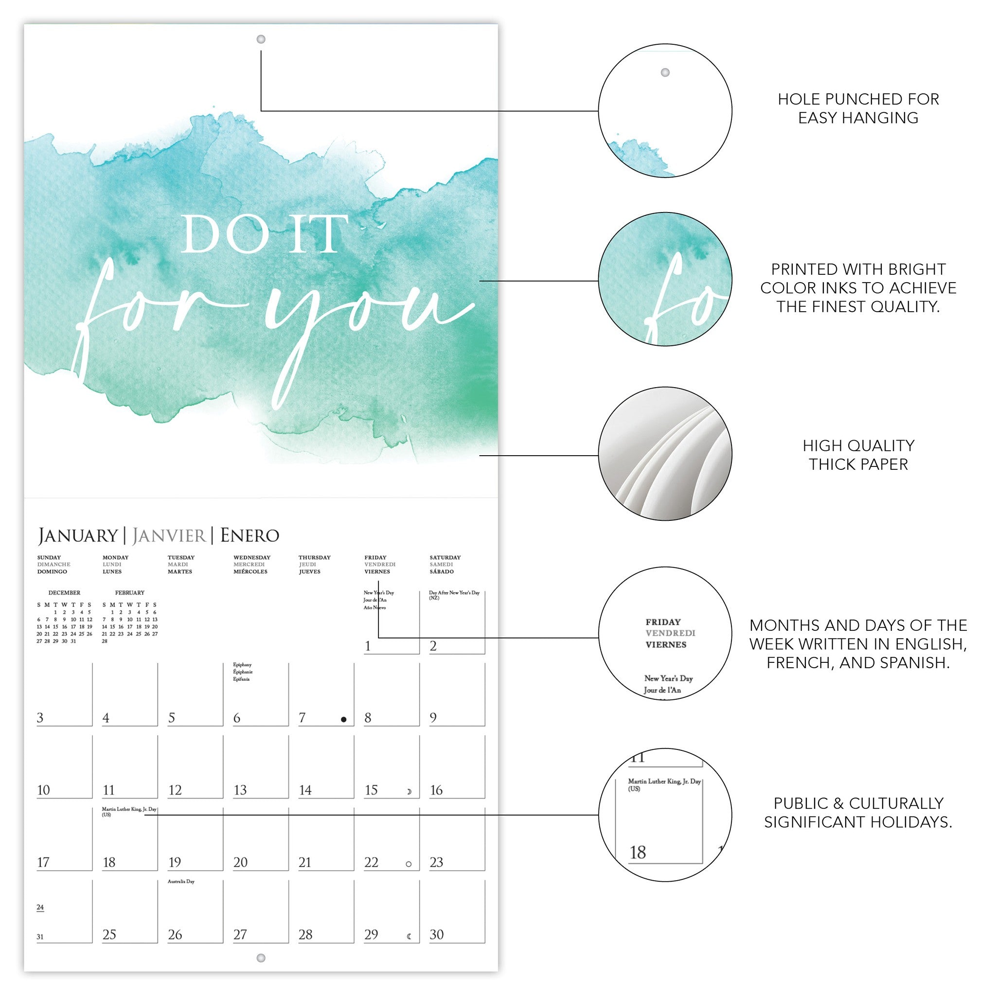 Best Day Ever 2027 Mini Calendar