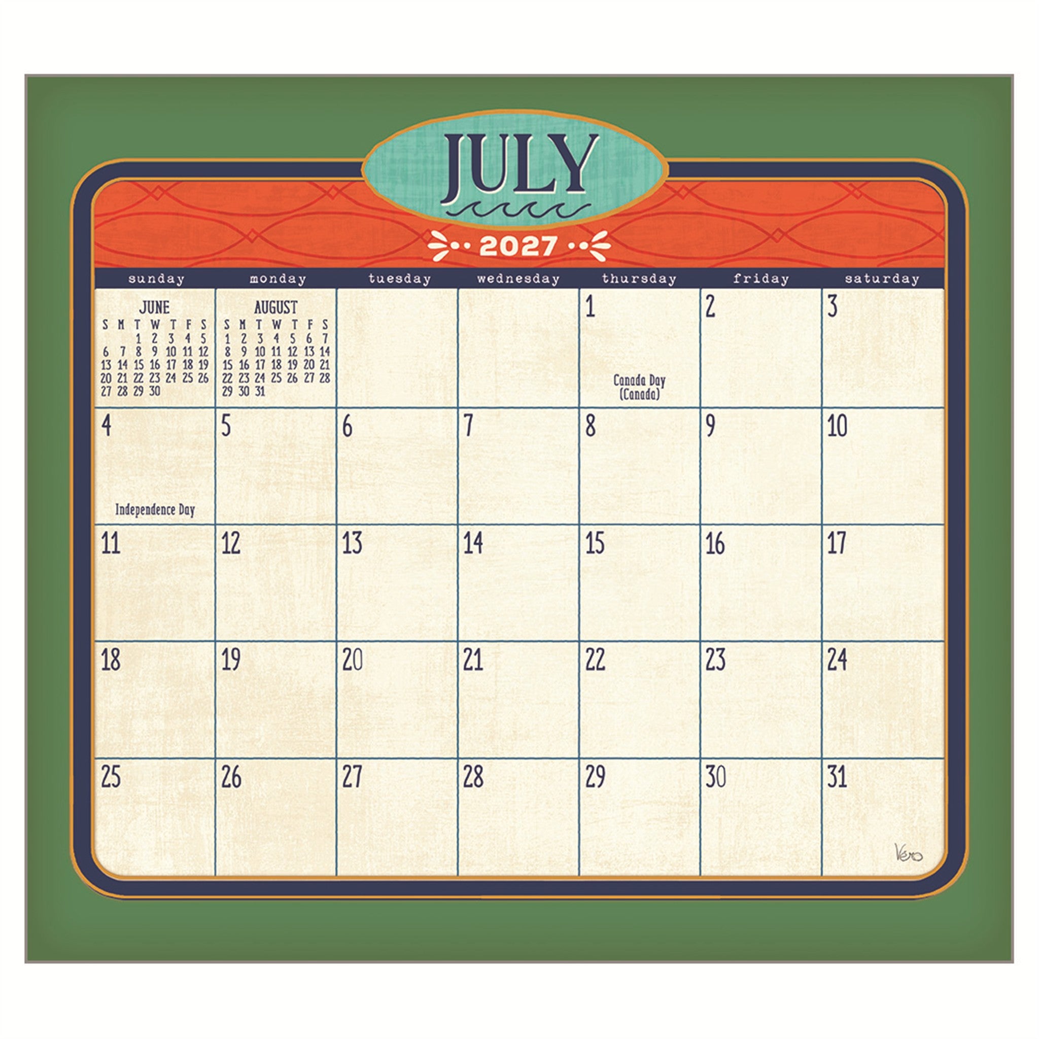 Sardines 2027 Wall Calendar