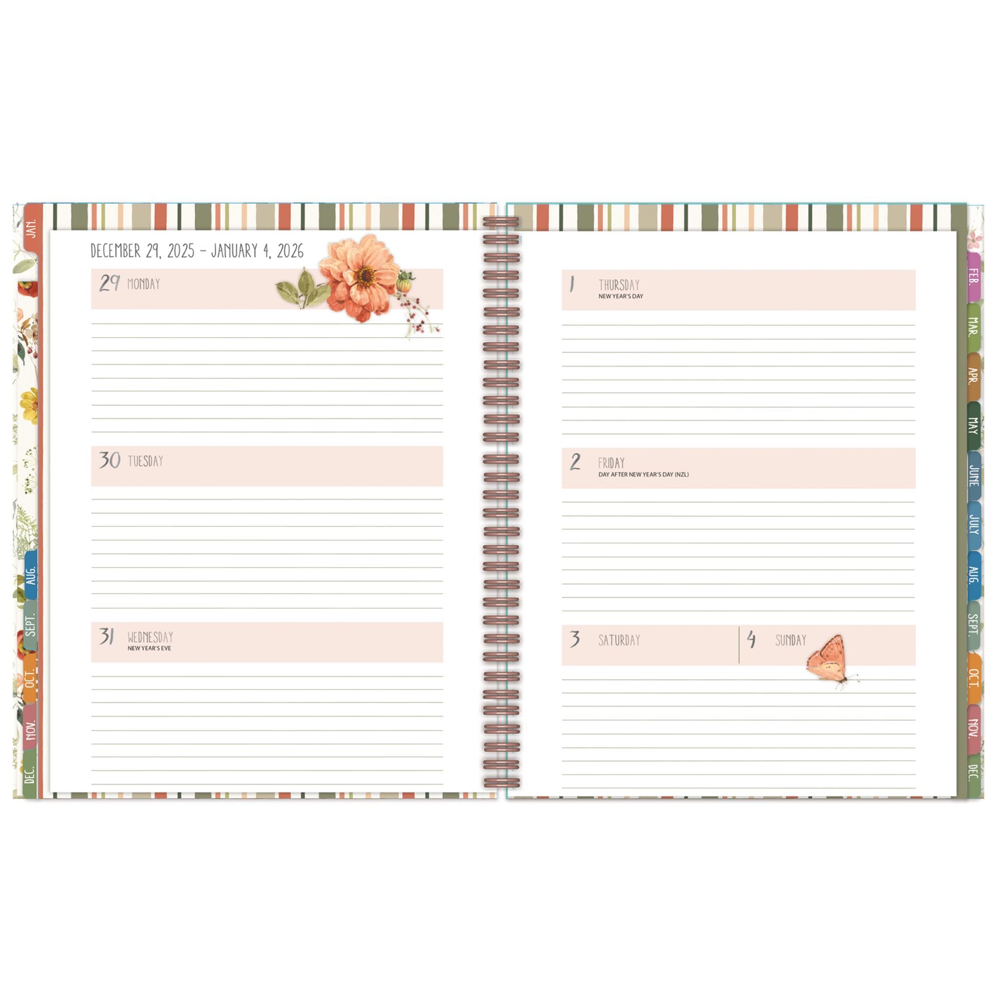 Watercolor Wonder 2025-2026 Engagement Calendar