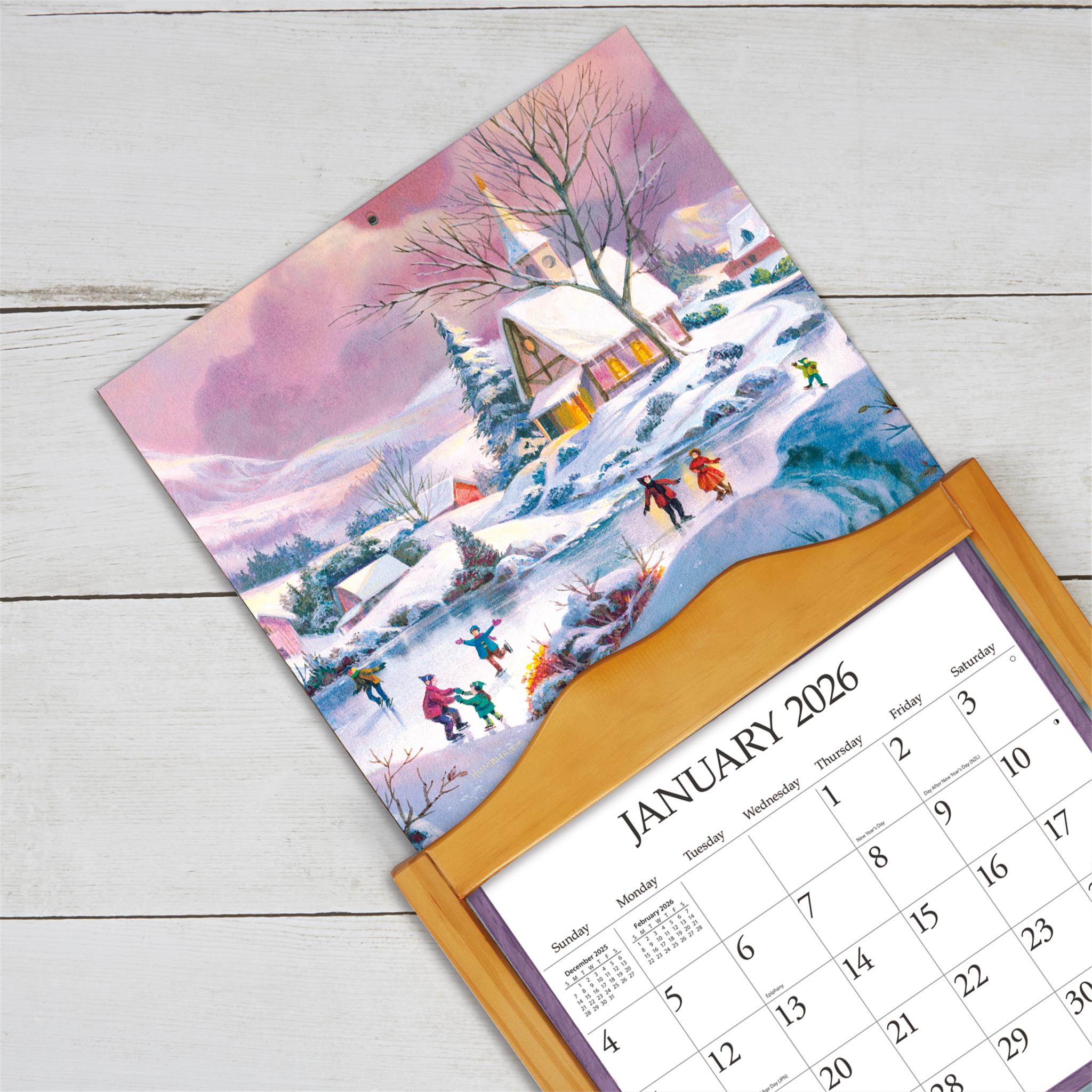 Simple Country 2026 Special Edition Wall Calendar with Print