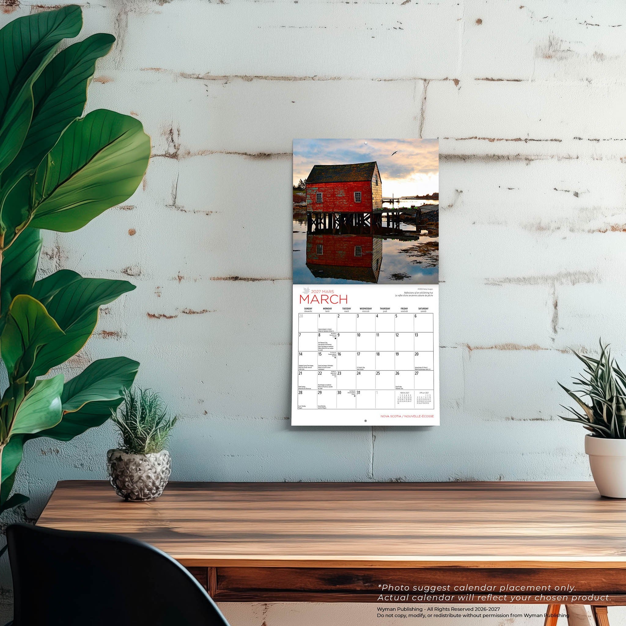 Nova Scotia / Nouvelle-Écosse 2027 Mini Calendar
