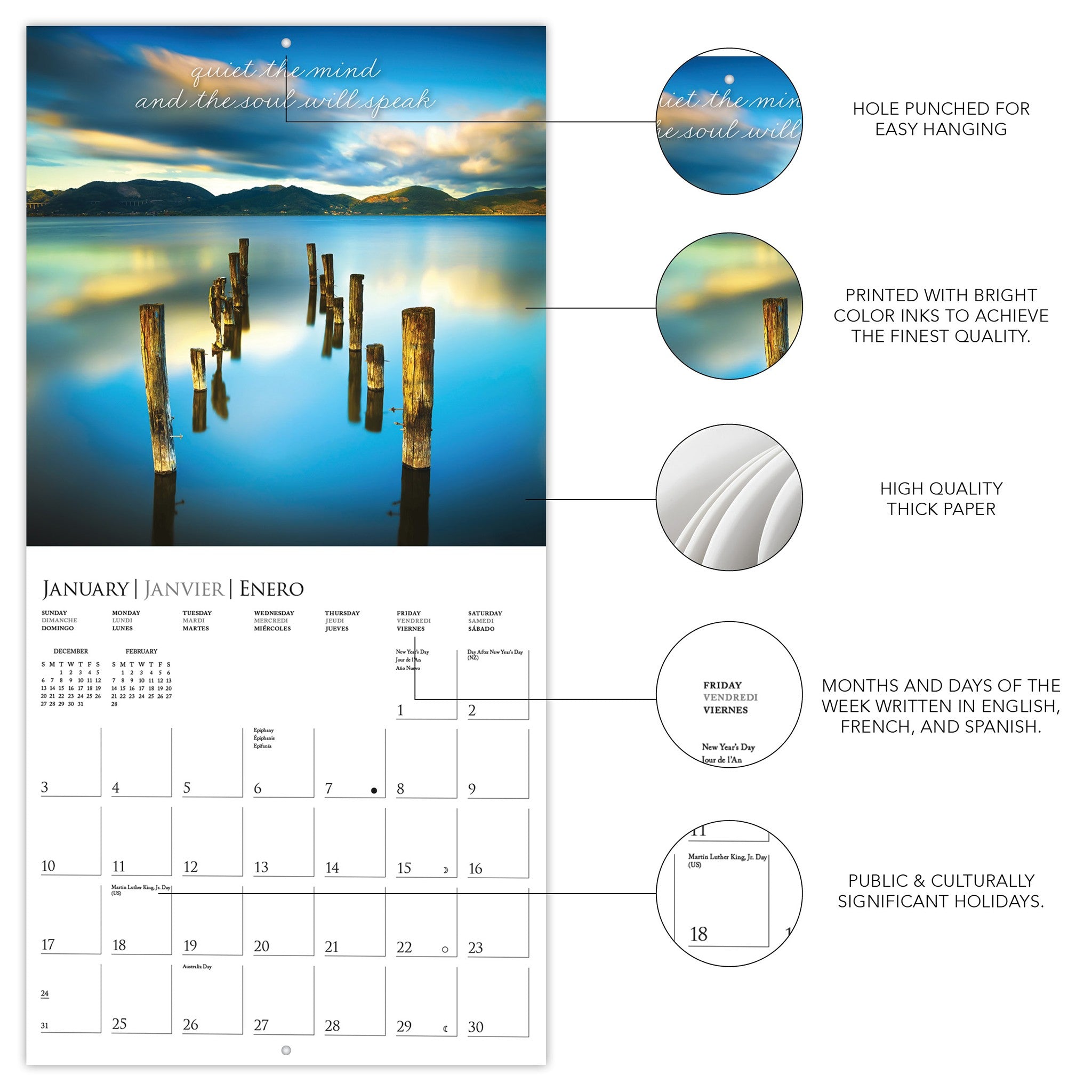Serenity 2027 Mini Calendar - Online Only