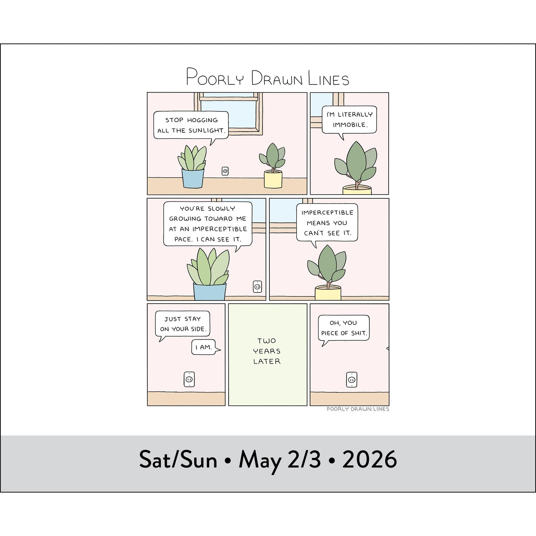 Calendrier 2026 « Lignes mal dessinées » (édition en ligne uniquement)