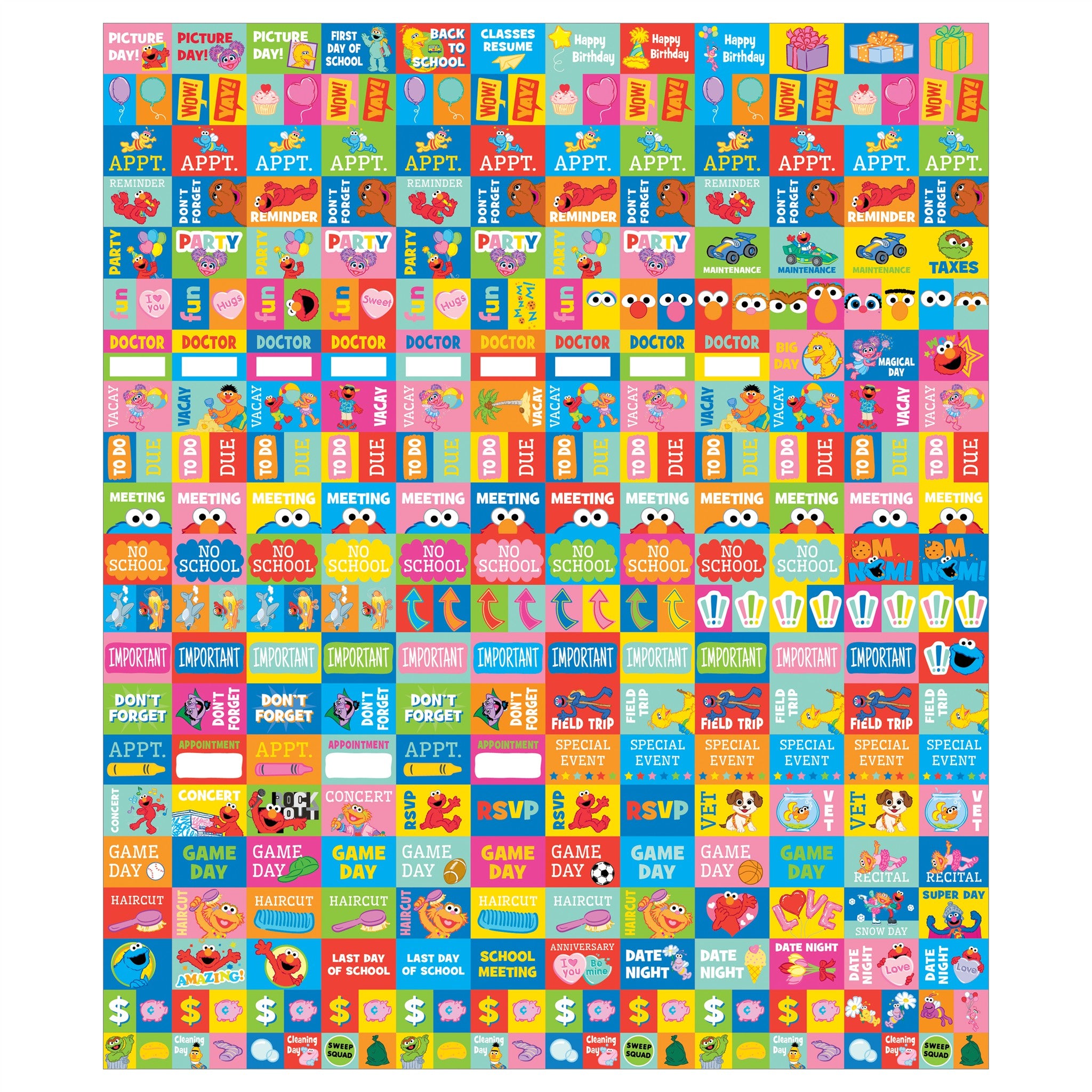 Sesame Street 2027 Wall Calendar - Online Only