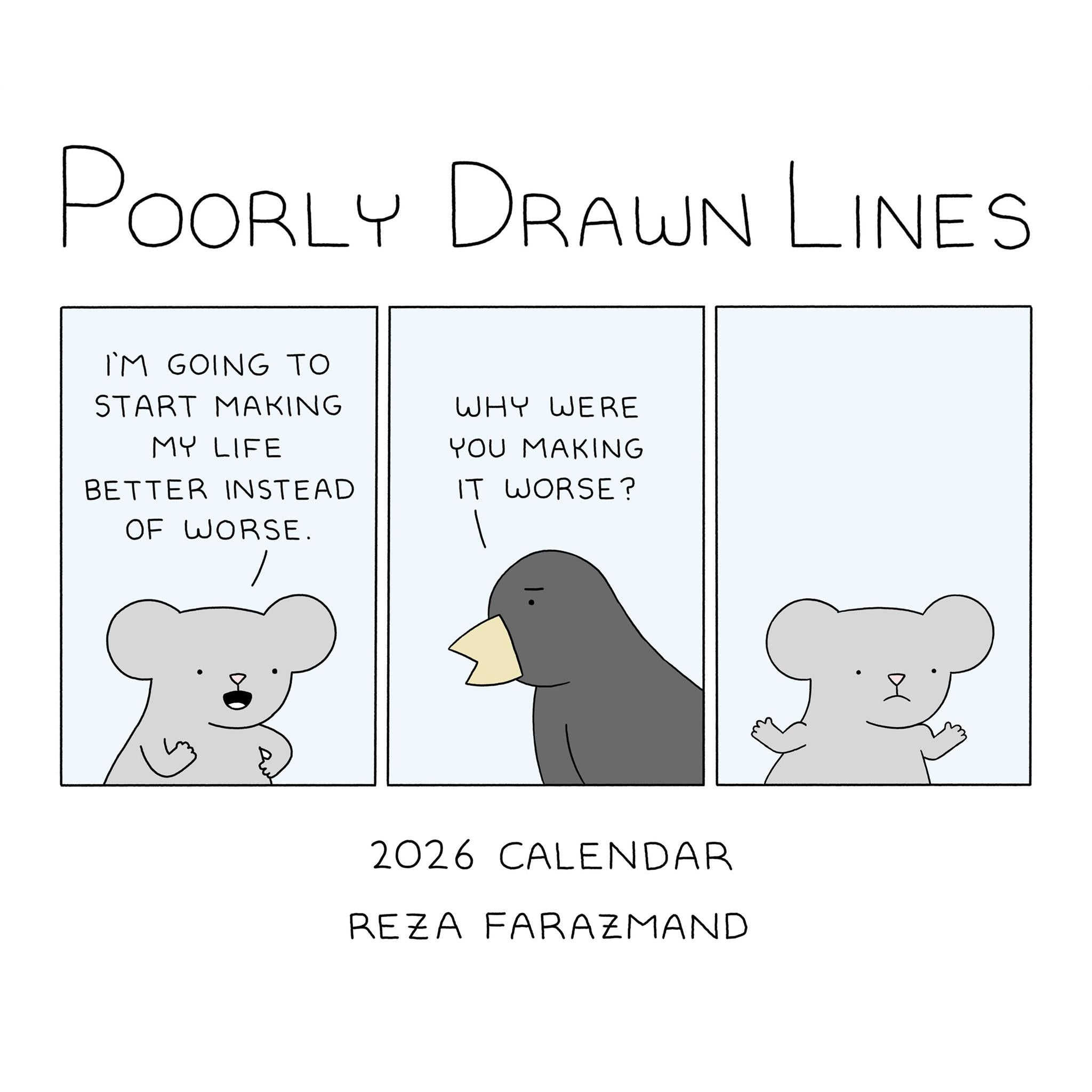Poorly Drawn Lines 2026 Box Calendar - Online Only