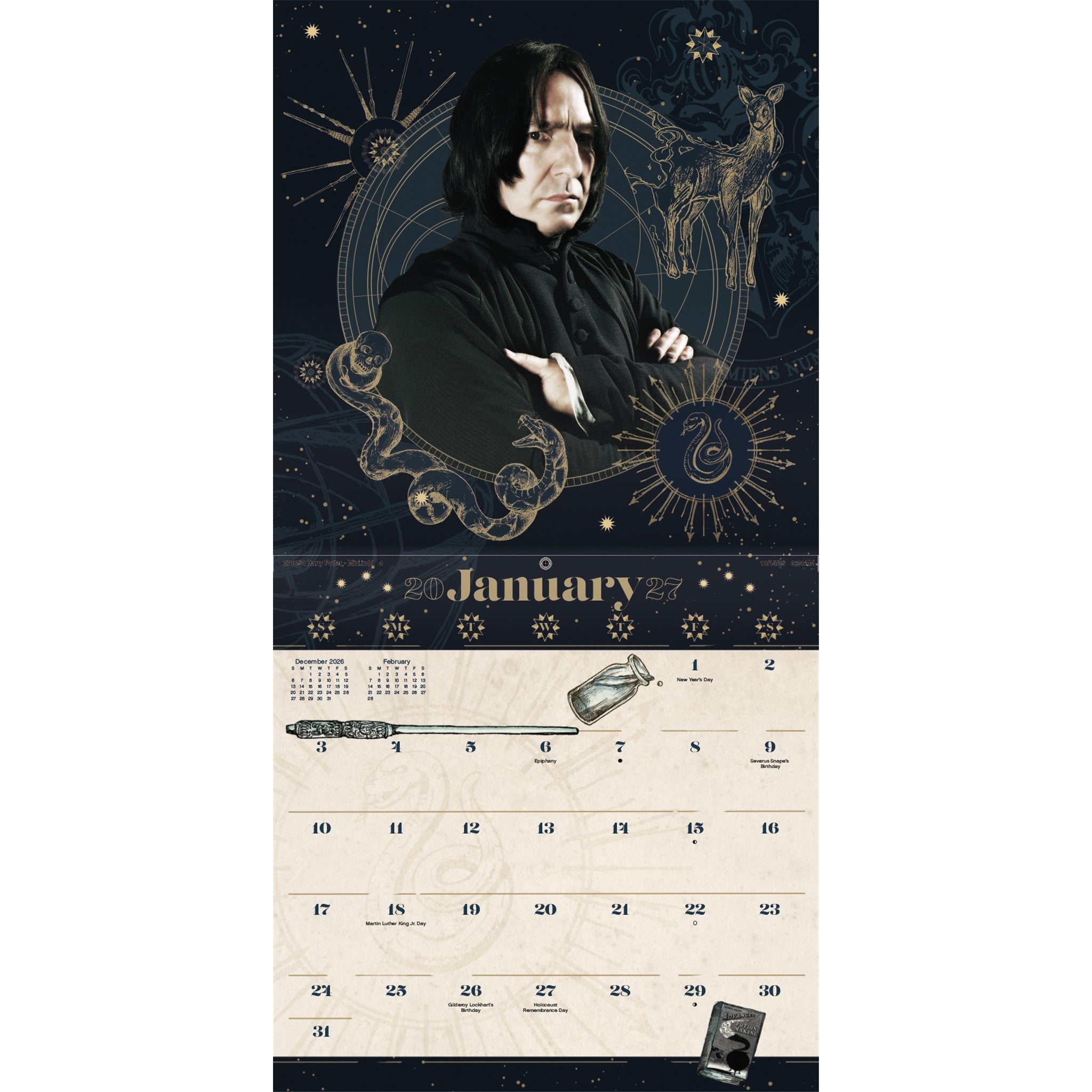 Mini Calendrier Harry Potter 2027