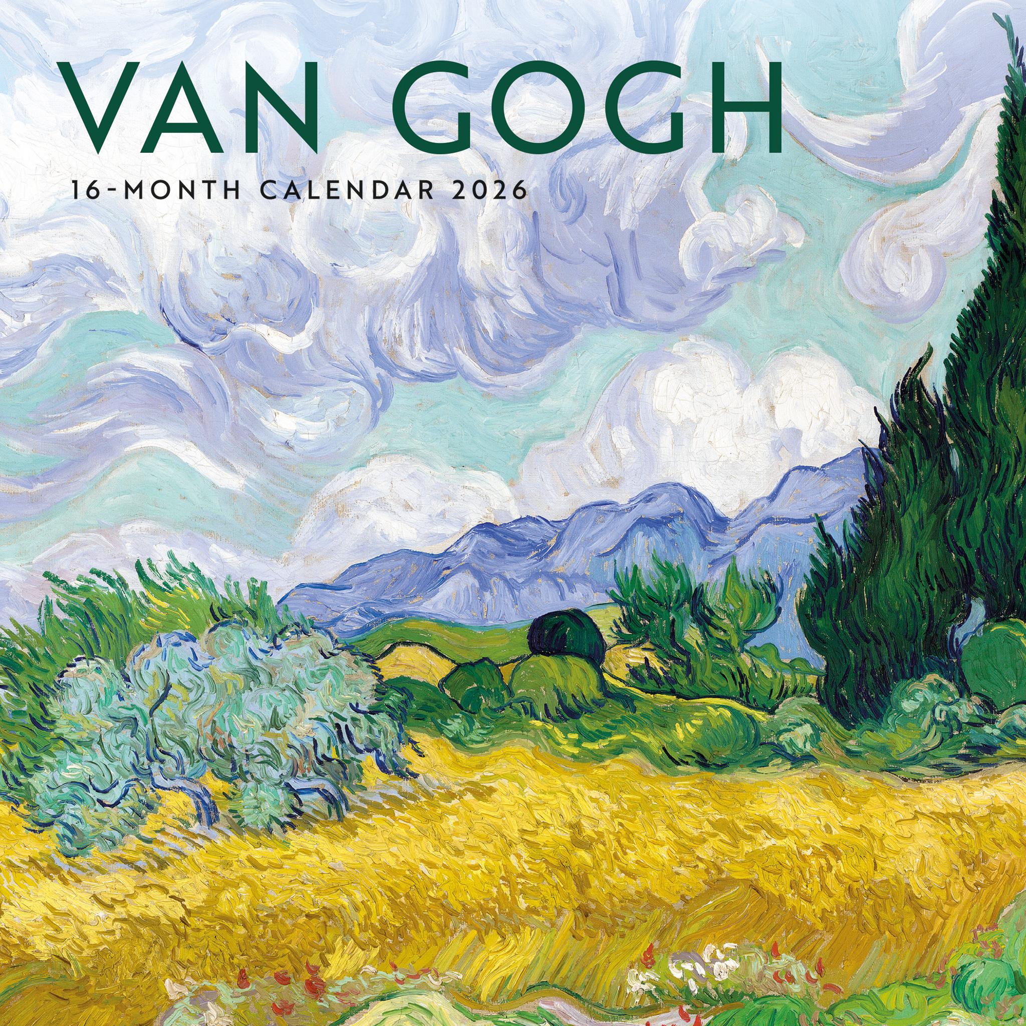 Mini calendrier Van Gogh 2026
