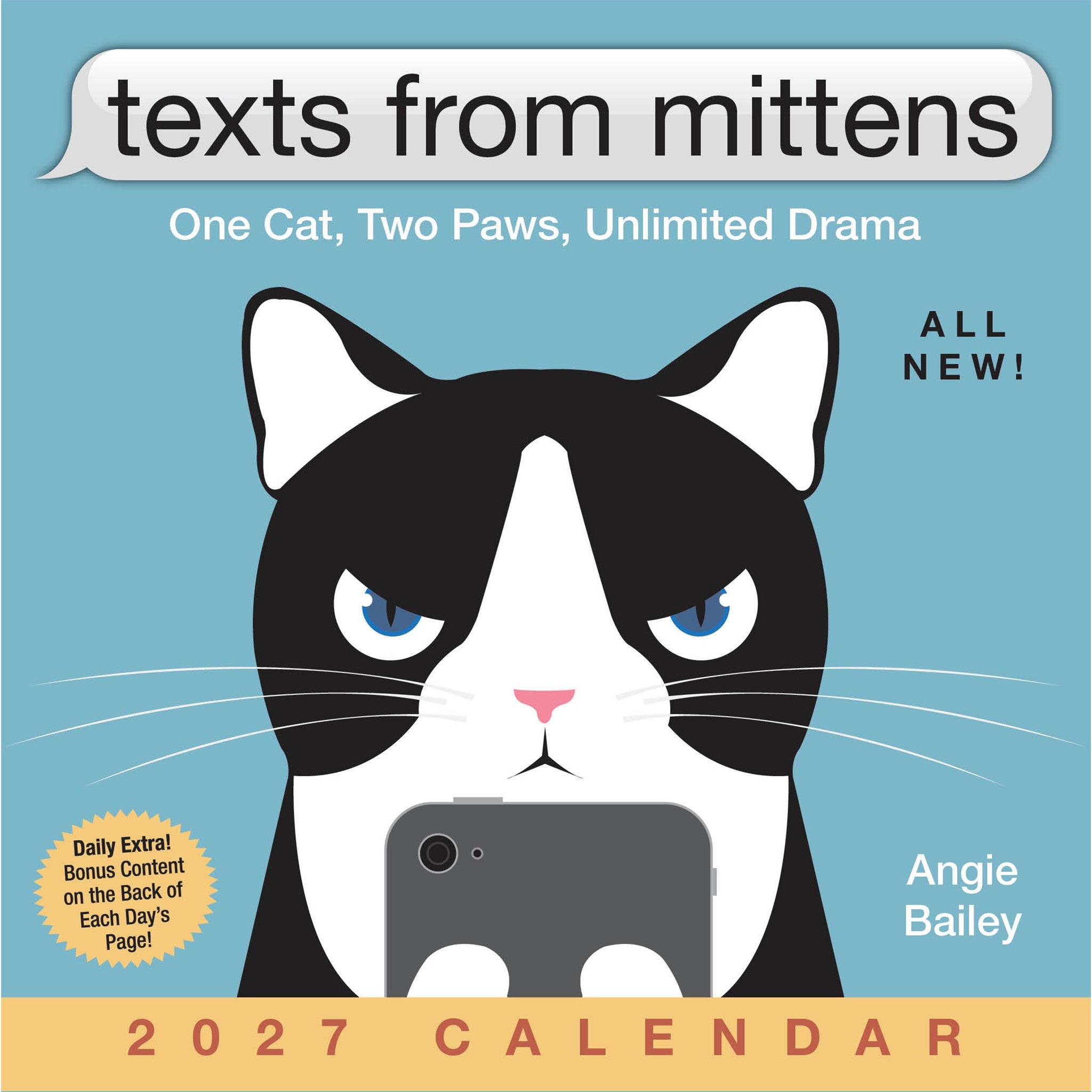 Texts from Mittens the Cat 2027 Box Calendar