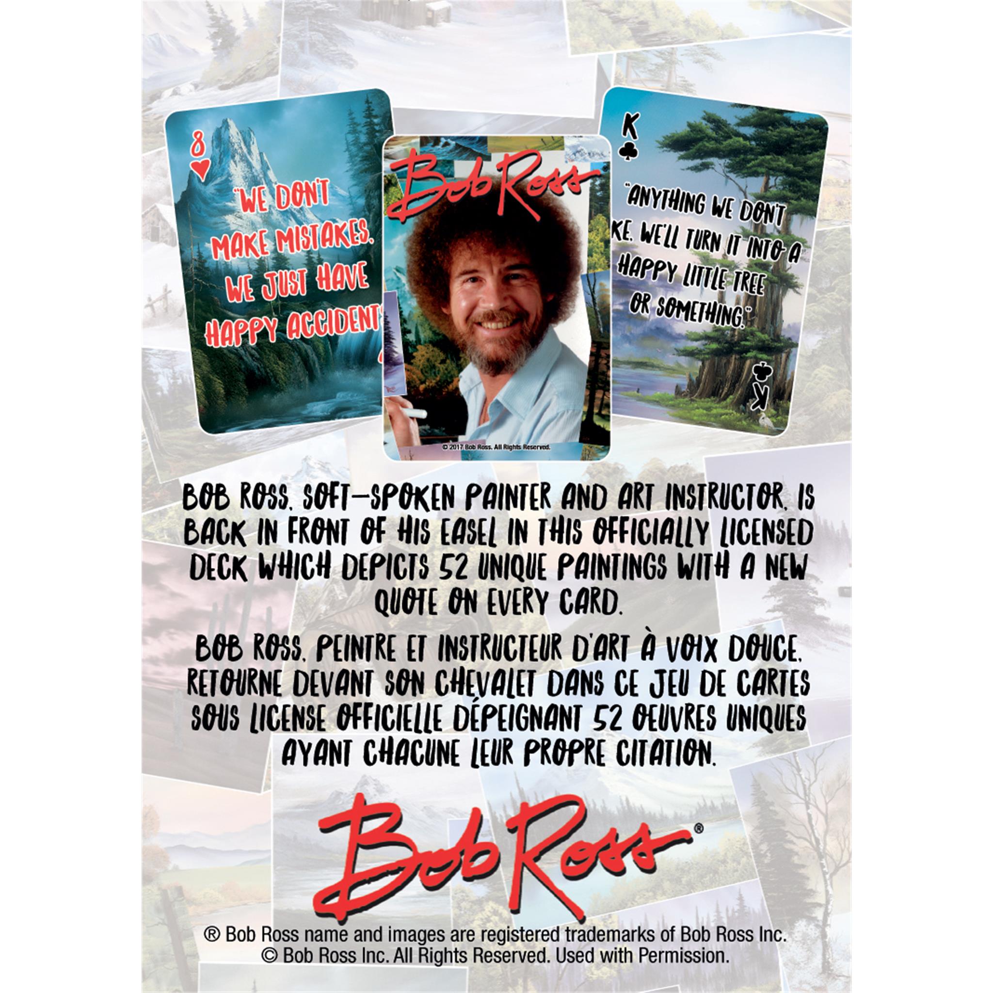 Cartes à jouer Bob Ross