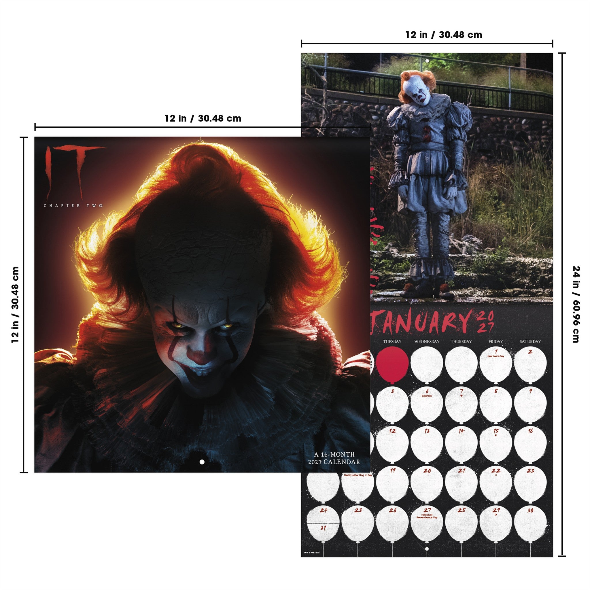Calendrier mural TI 2027
