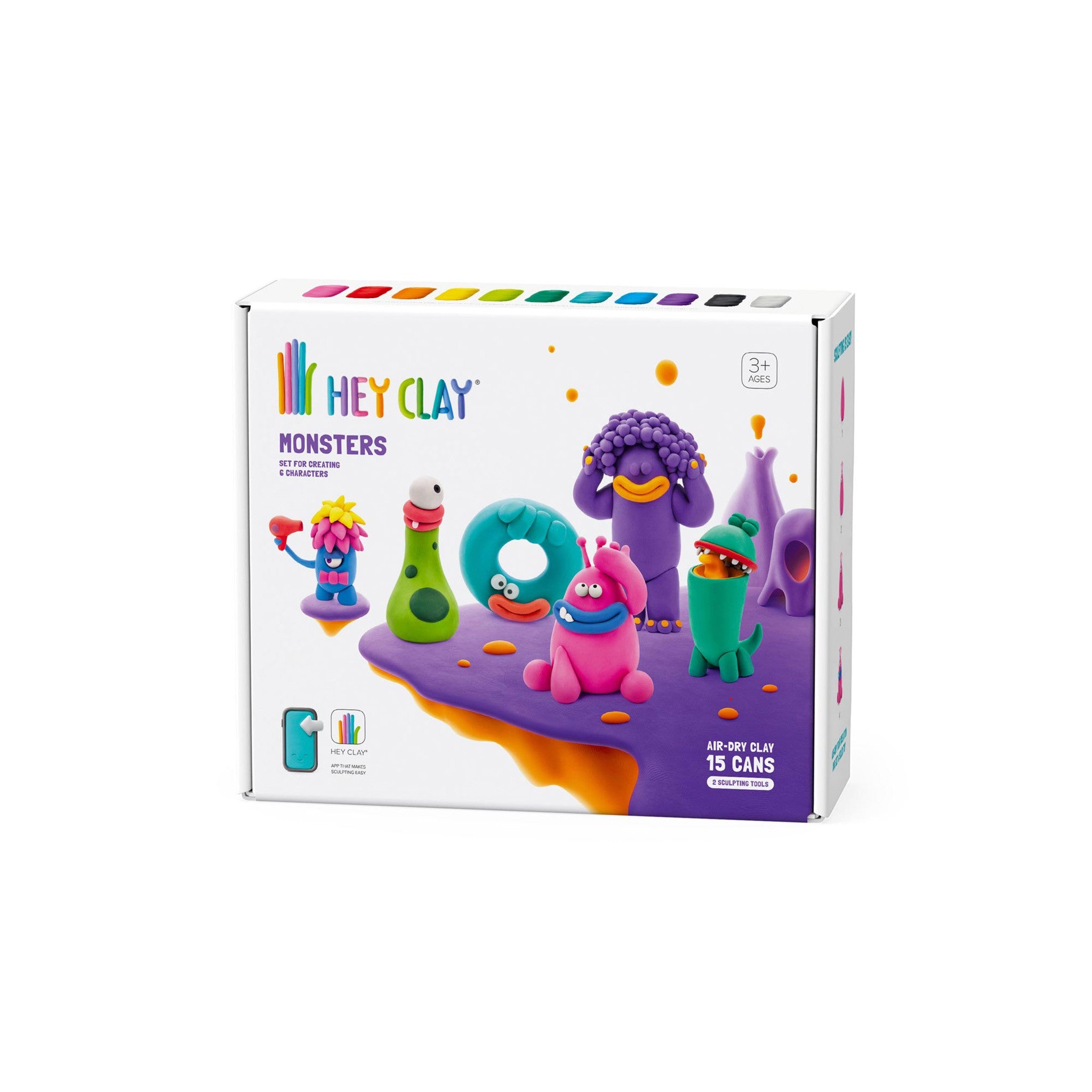 Monsters Hey Clay (15 Cans)