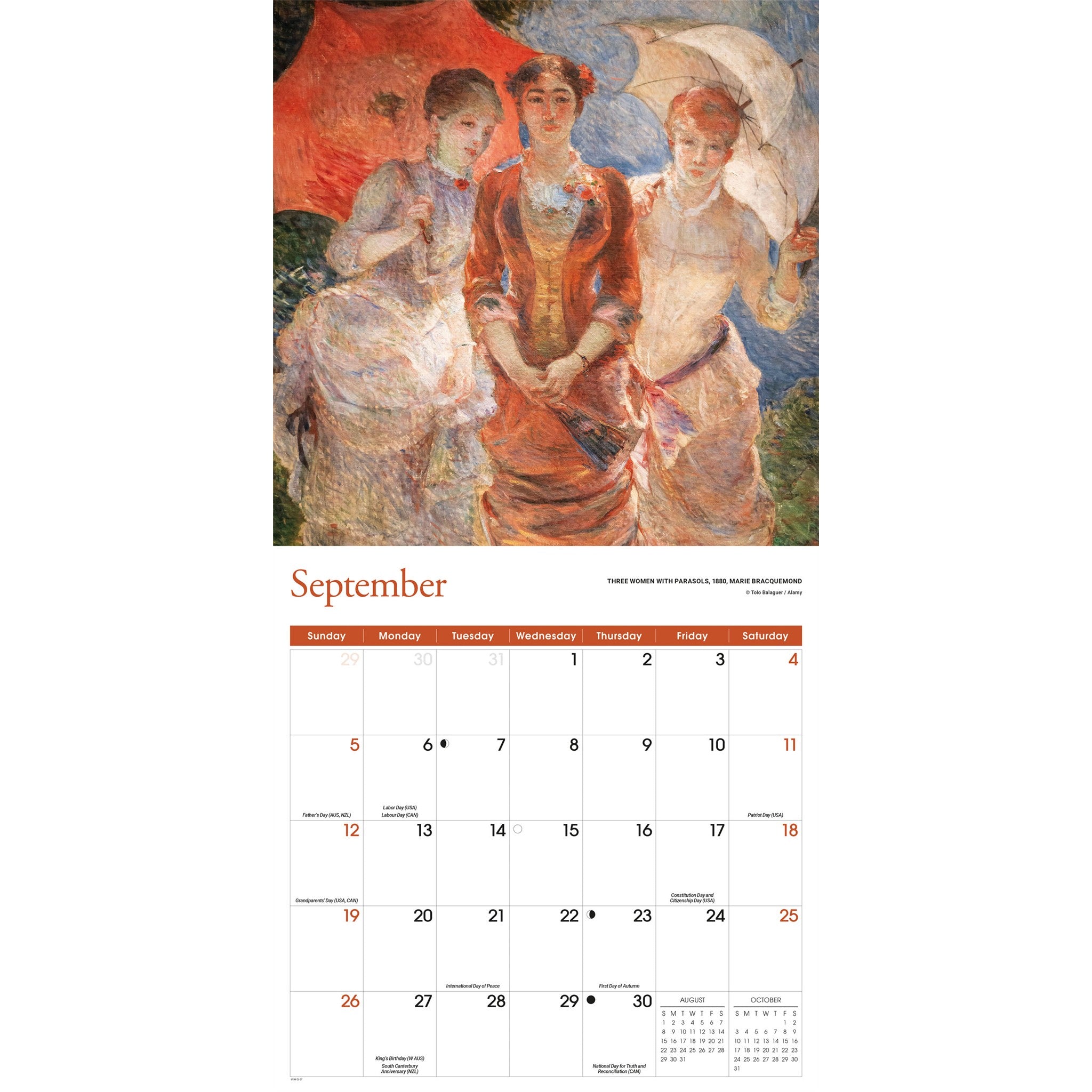 Impressionist 2027 Wall Calendar
