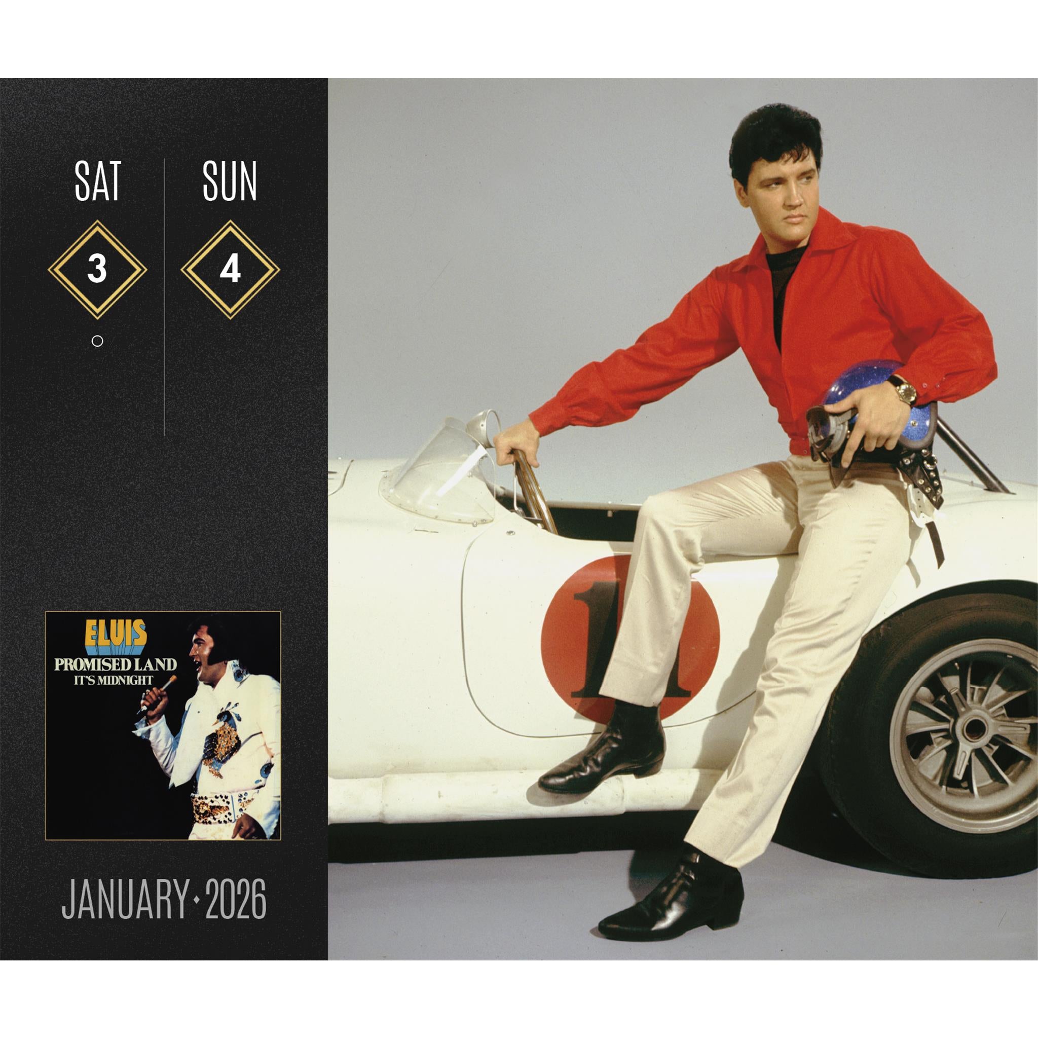 Calendrier Elvis Presley 2026