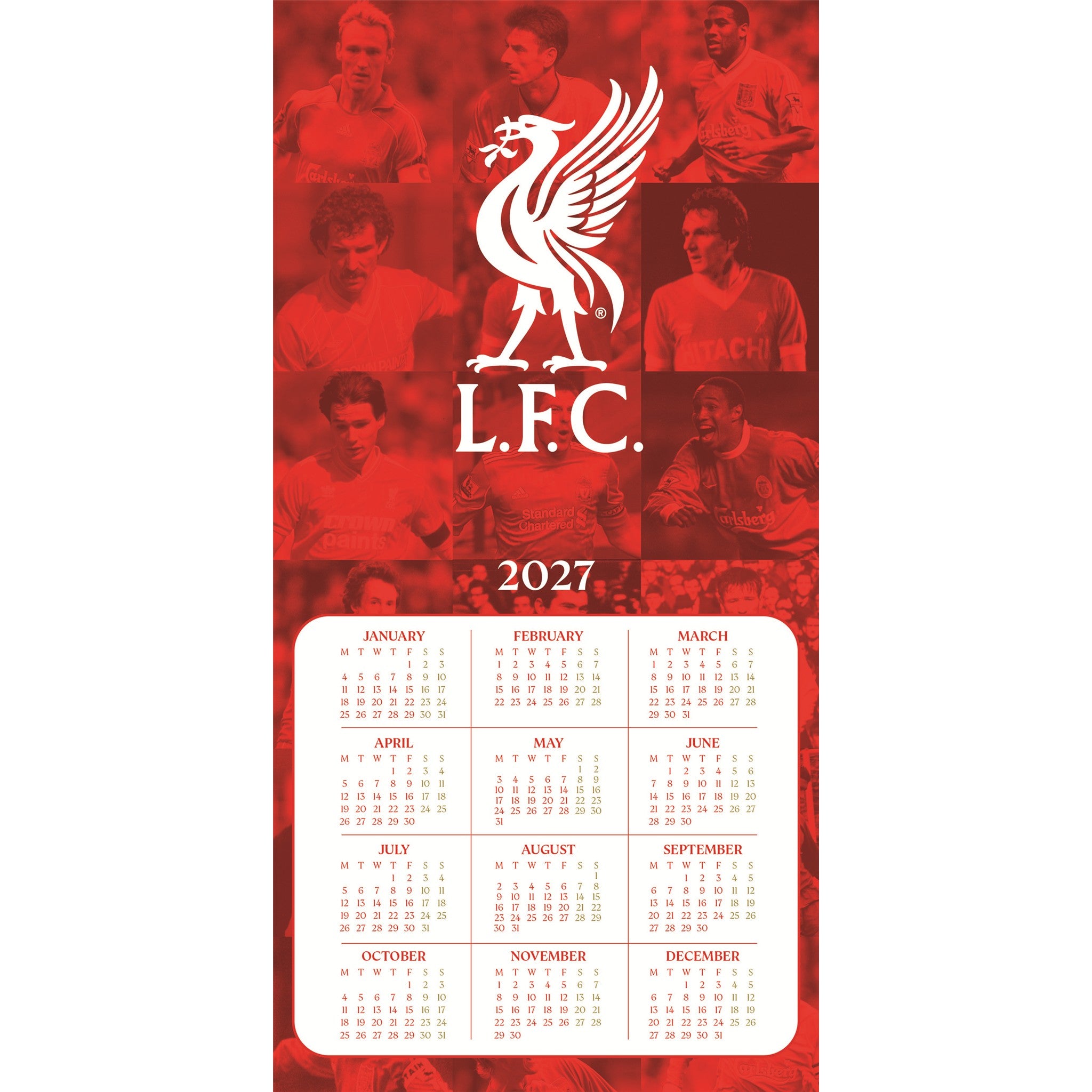 Liverpool 2027 Wall Calendar
