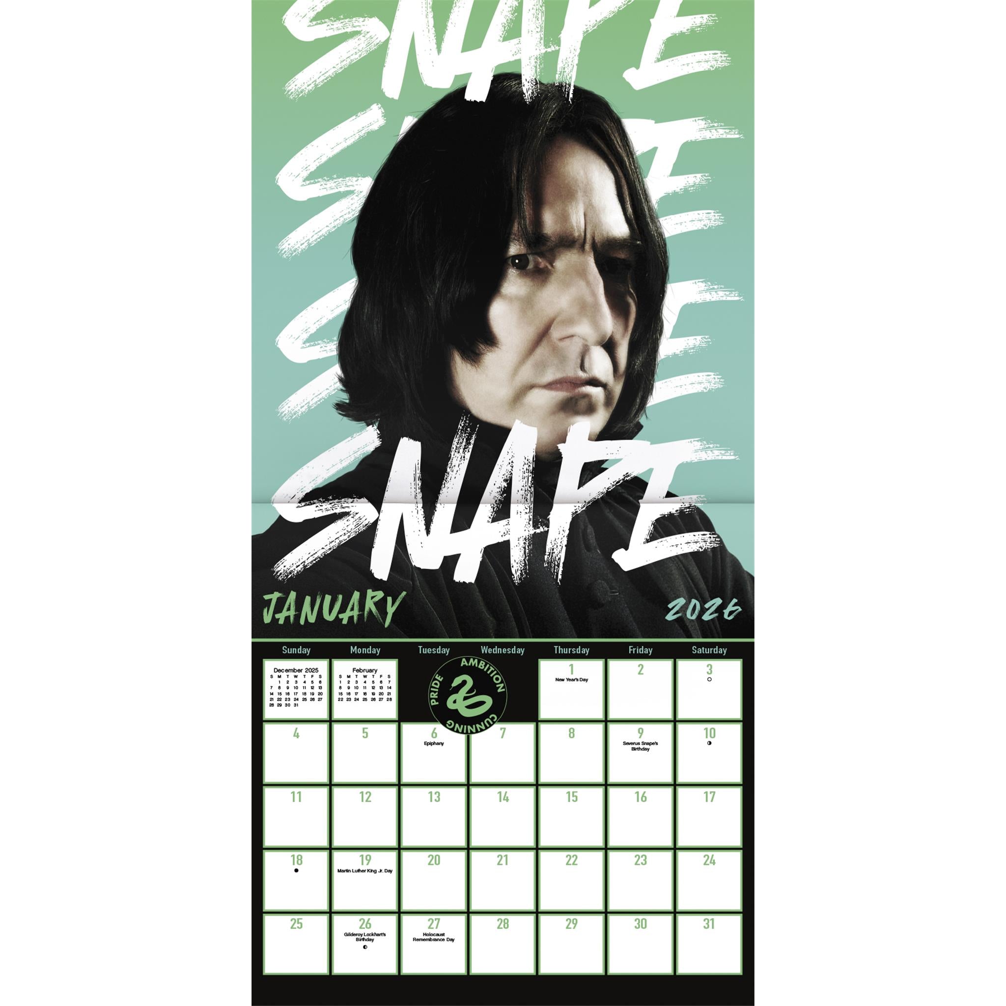 Calendrier mural Harry Potter Édition Collector 2026